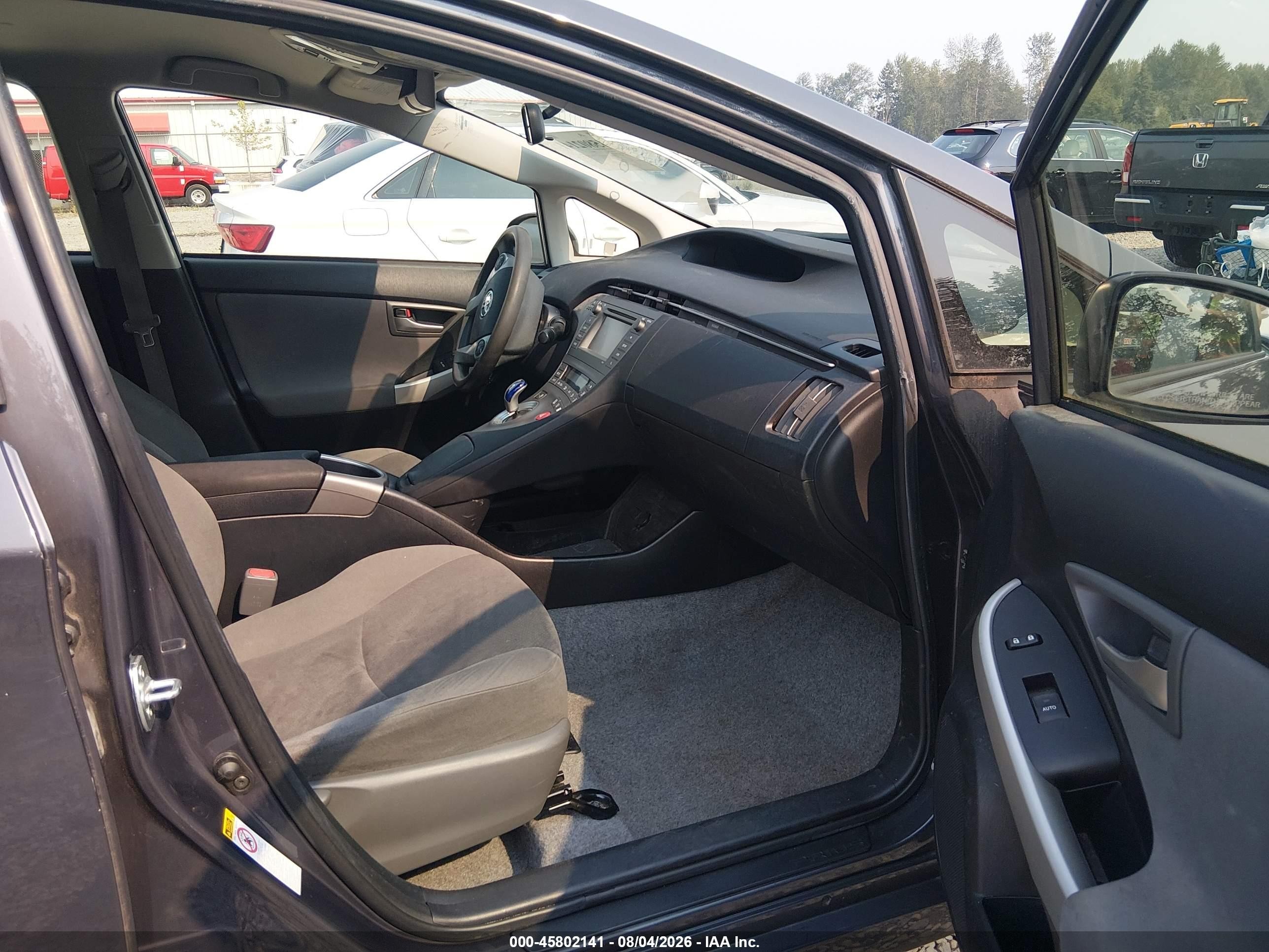 2015 Toyota Prius Two Gray vin: JTDKN3DU1F0467722