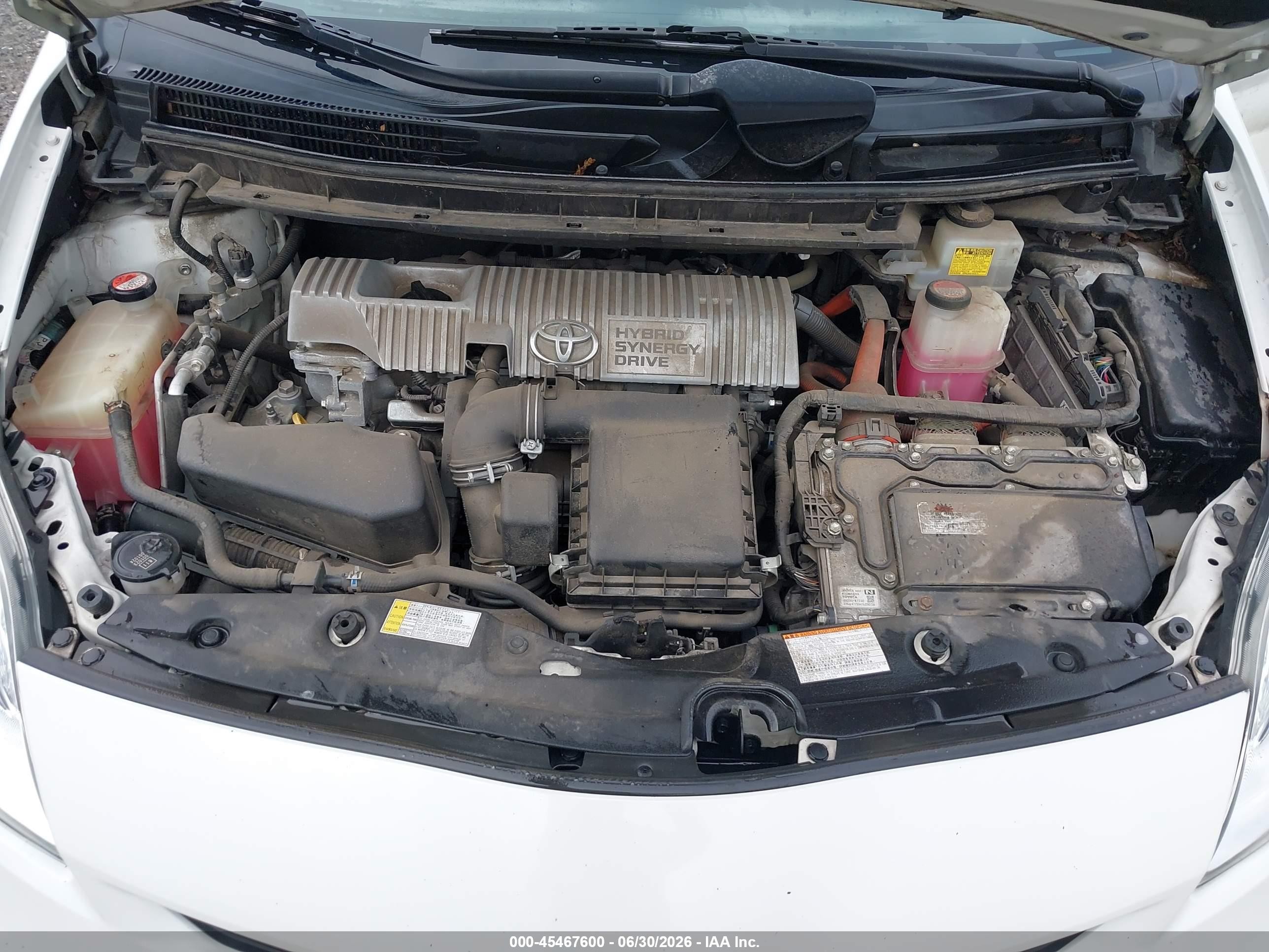 2015 Toyota Prius Three White vin: JTDKN3DU1F0484200