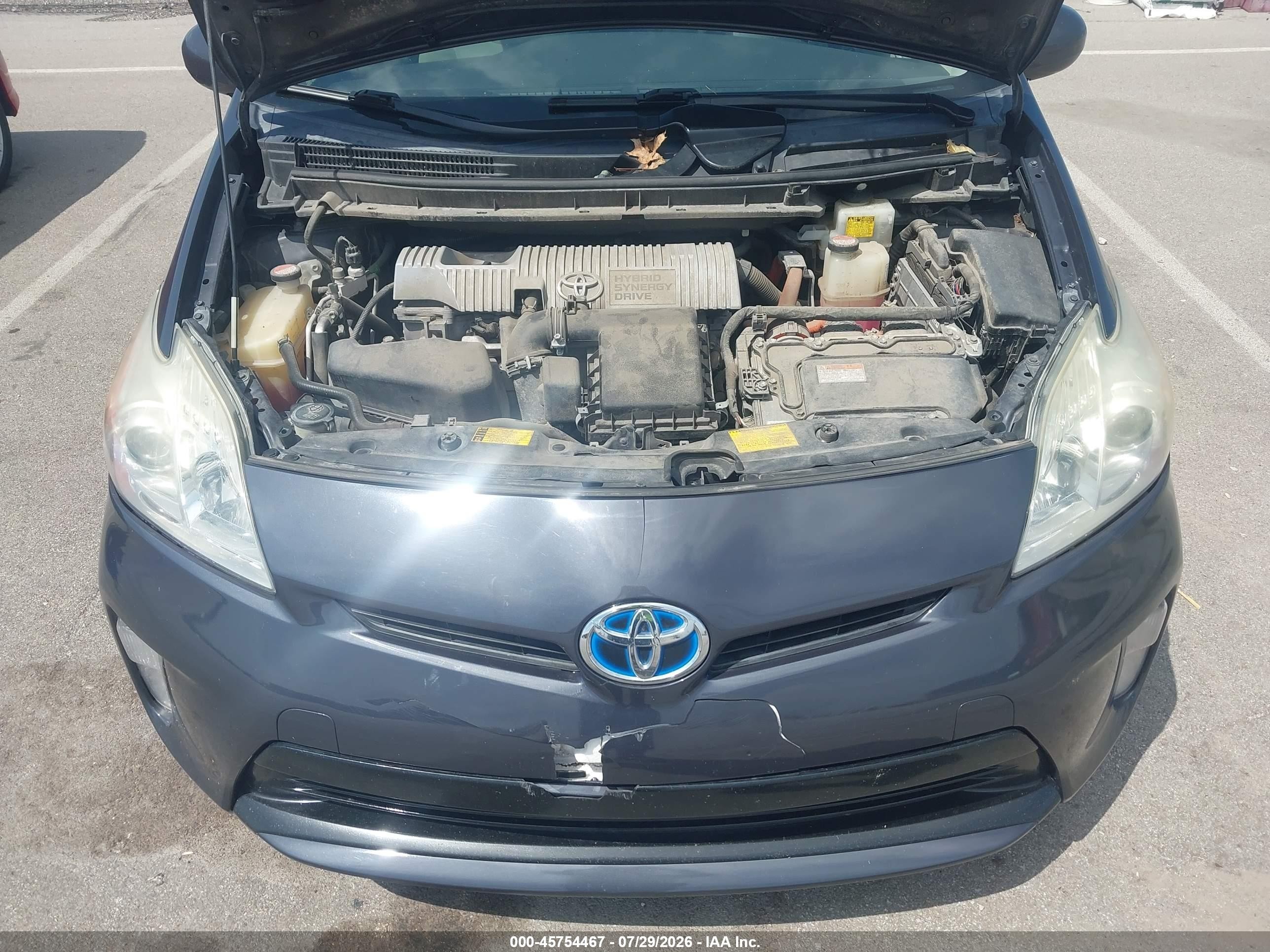 2015 Toyota Prius Two Gray vin: JTDKN3DU1F1879794