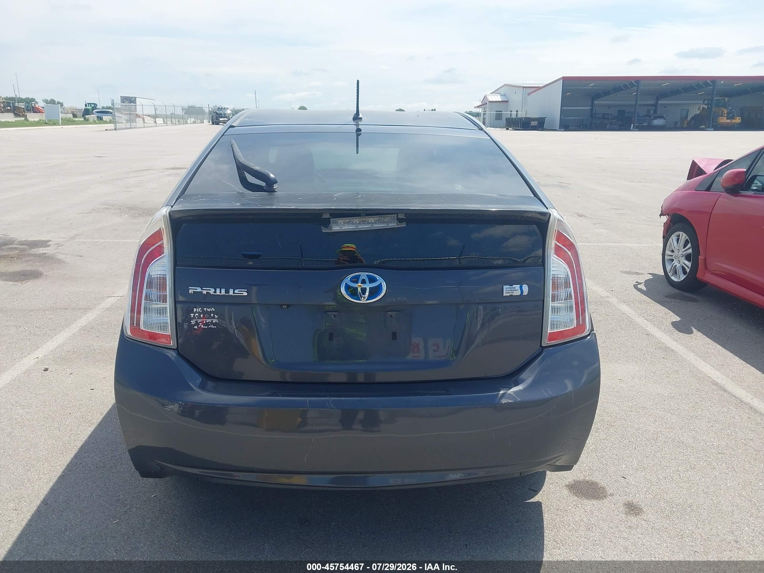 2015 Toyota Prius Two Gray vin: JTDKN3DU1F1879794