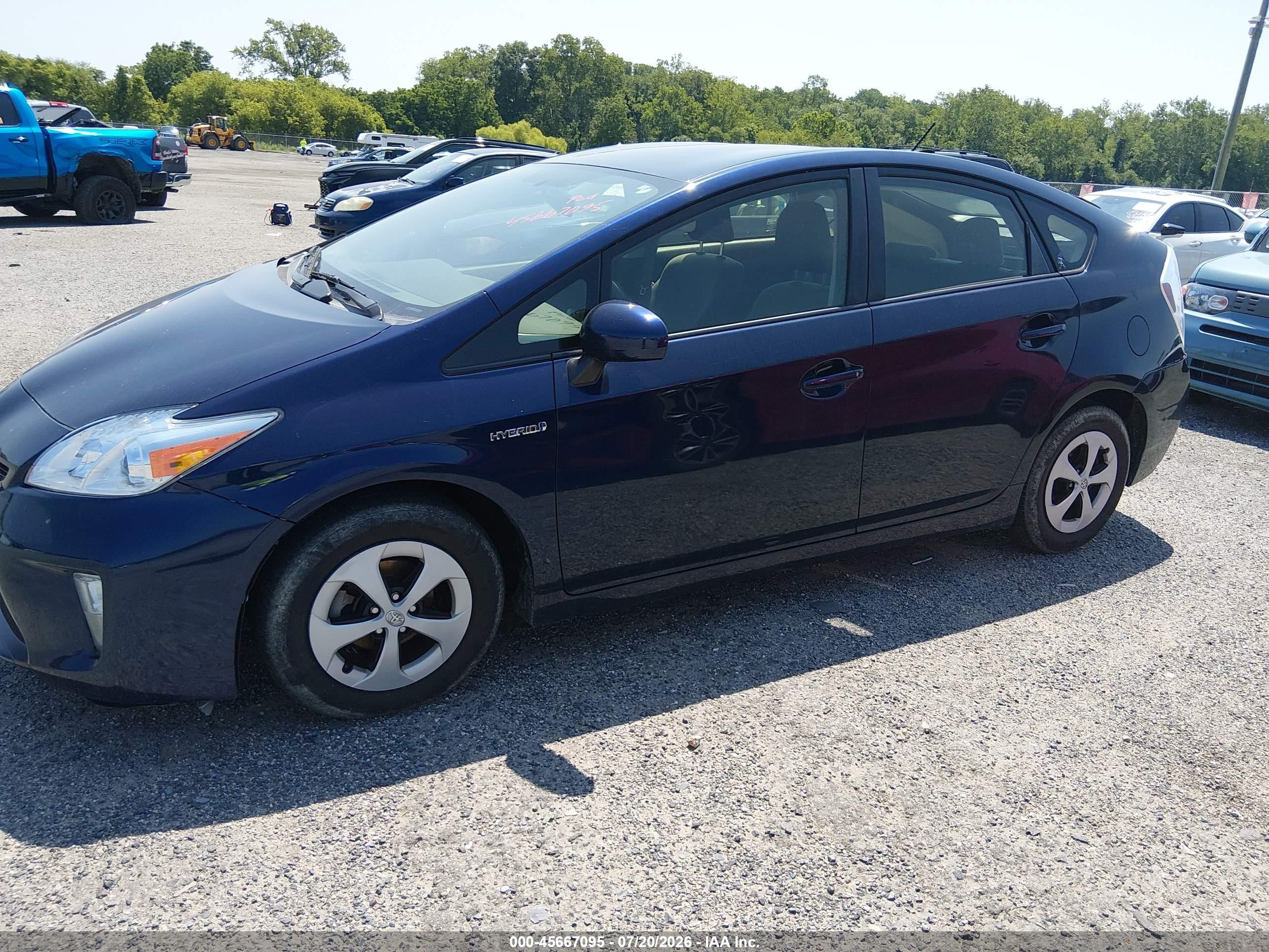 2015 Toyota Prius Three Blue vin: JTDKN3DU1F1891864