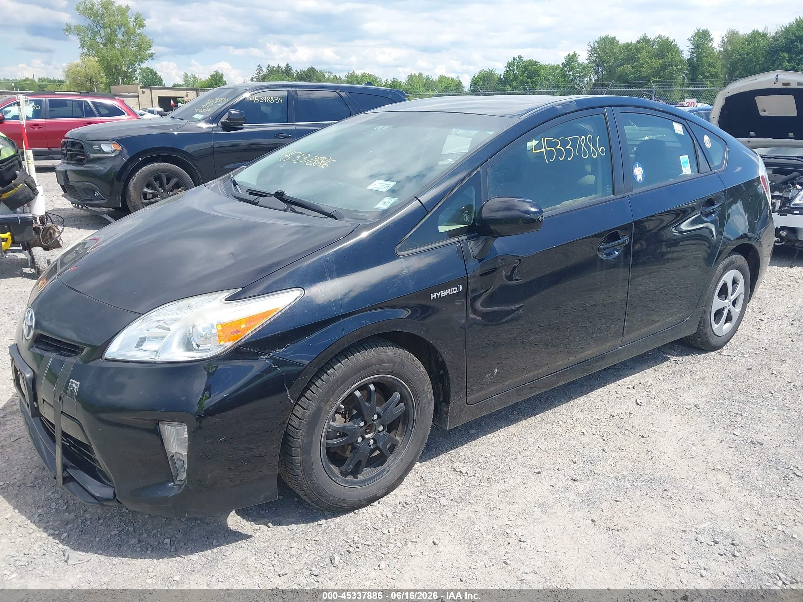 2015 Toyota Prius Three Black vin: JTDKN3DU1F1908775