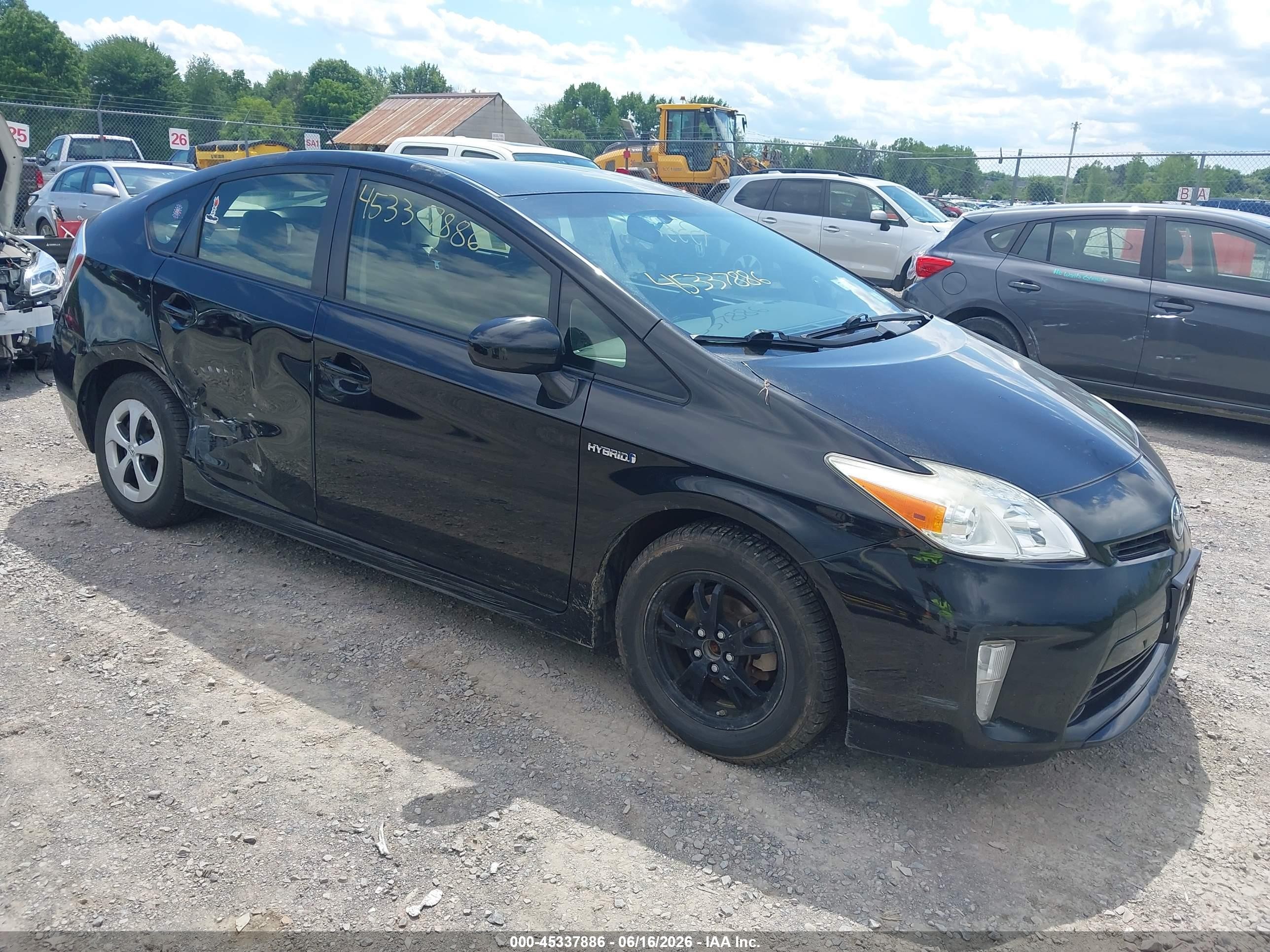 2015 Toyota Prius Three Black vin: JTDKN3DU1F1908775
