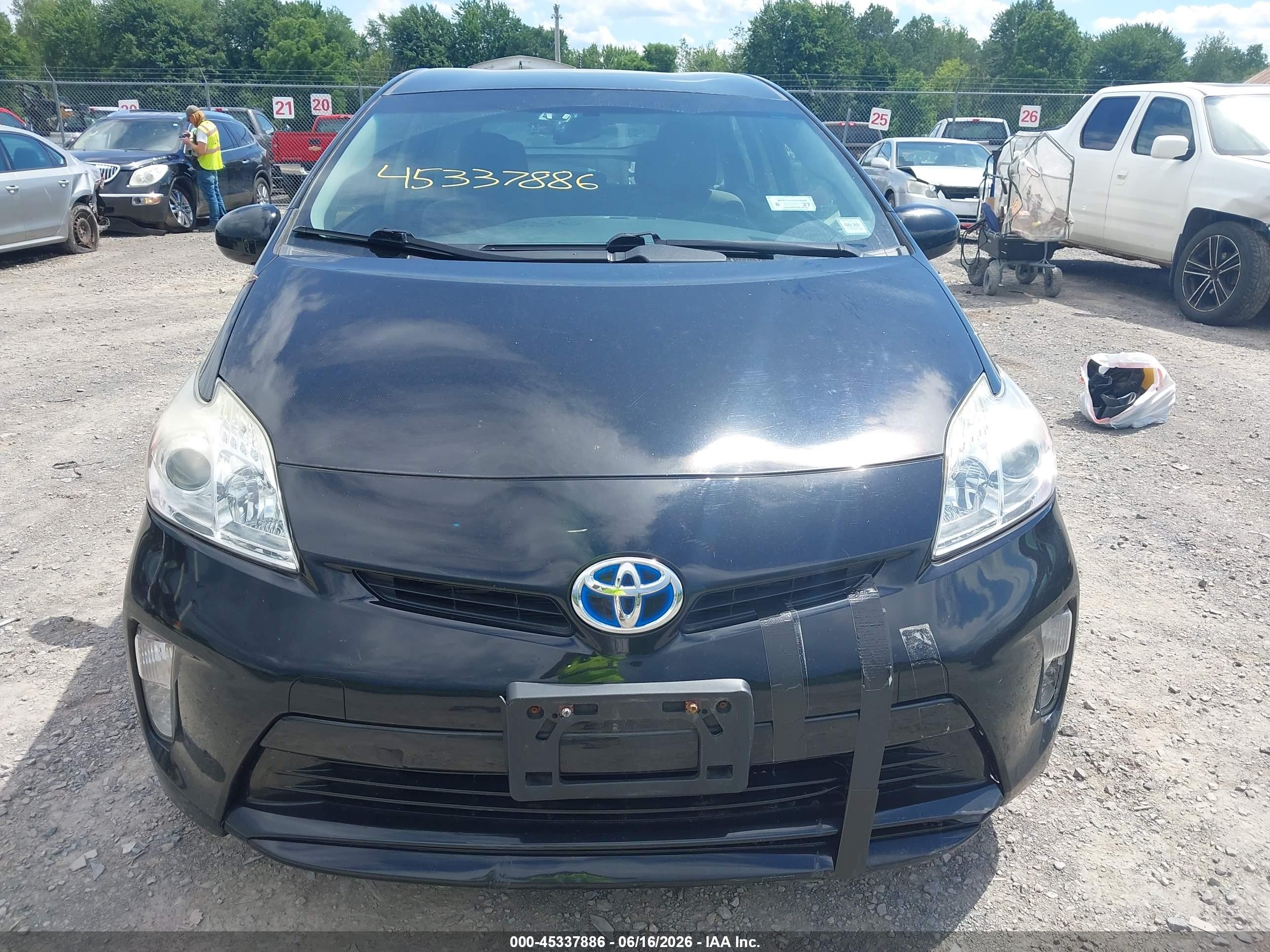 2015 Toyota Prius Three Black vin: JTDKN3DU1F1908775