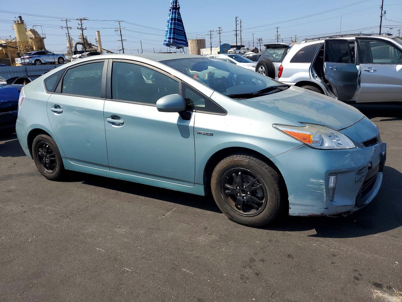 2015 Toyota Prius Green vin: JTDKN3DU1F1928296