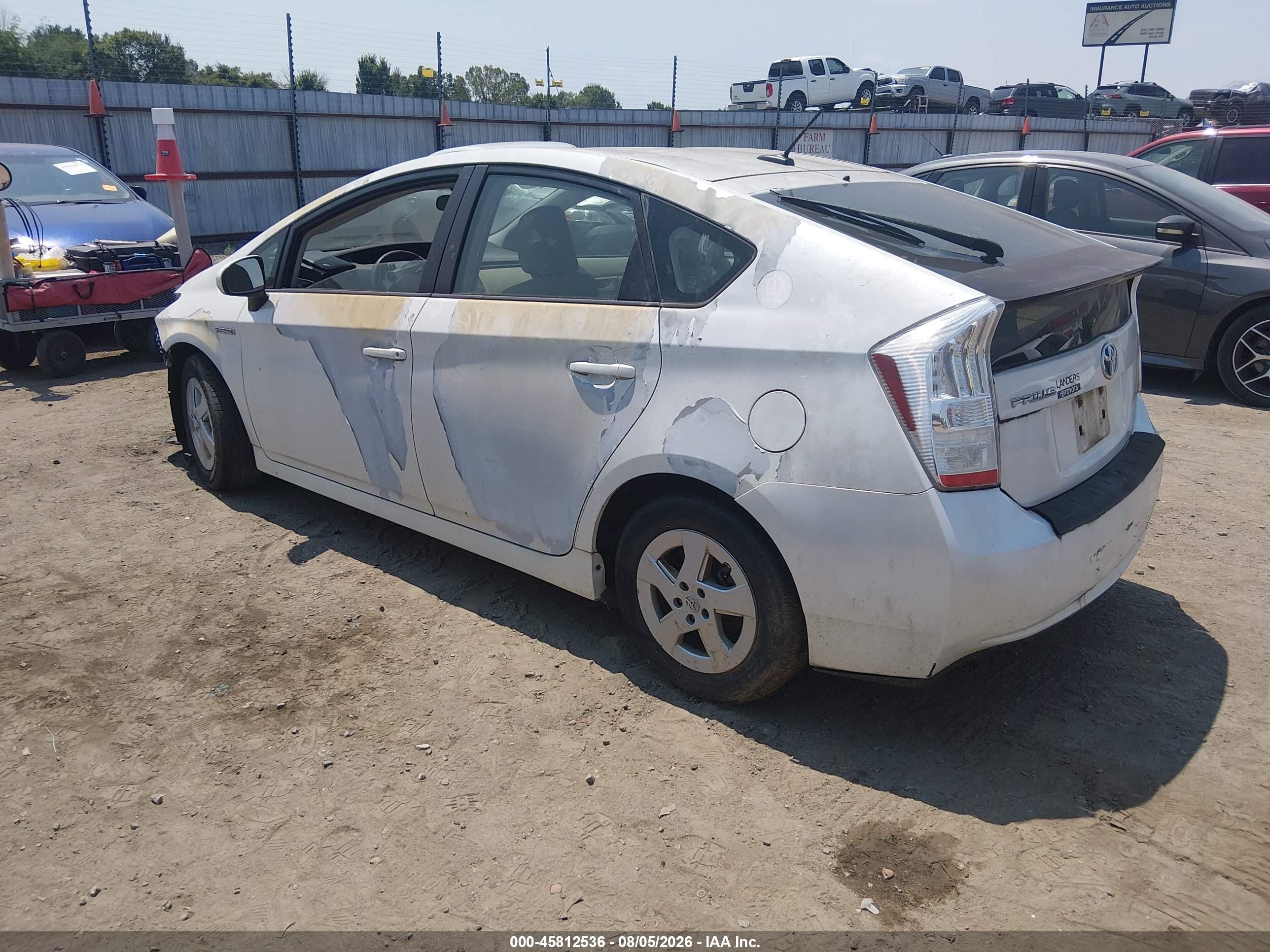2010 Toyota Prius Iii Белый vin: JTDKN3DU2A0041210