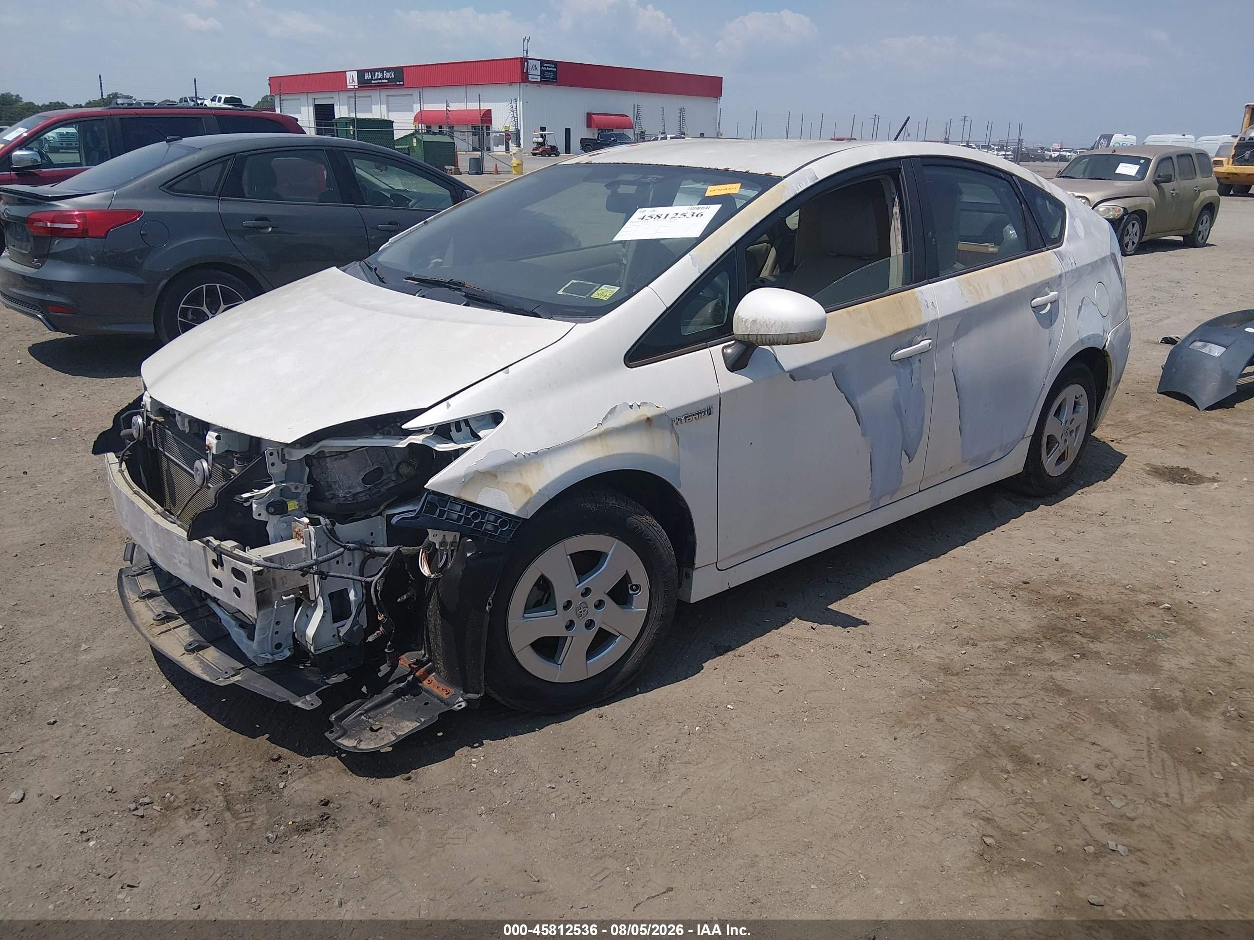 2010 Toyota Prius Iii Белый vin: JTDKN3DU2A0041210