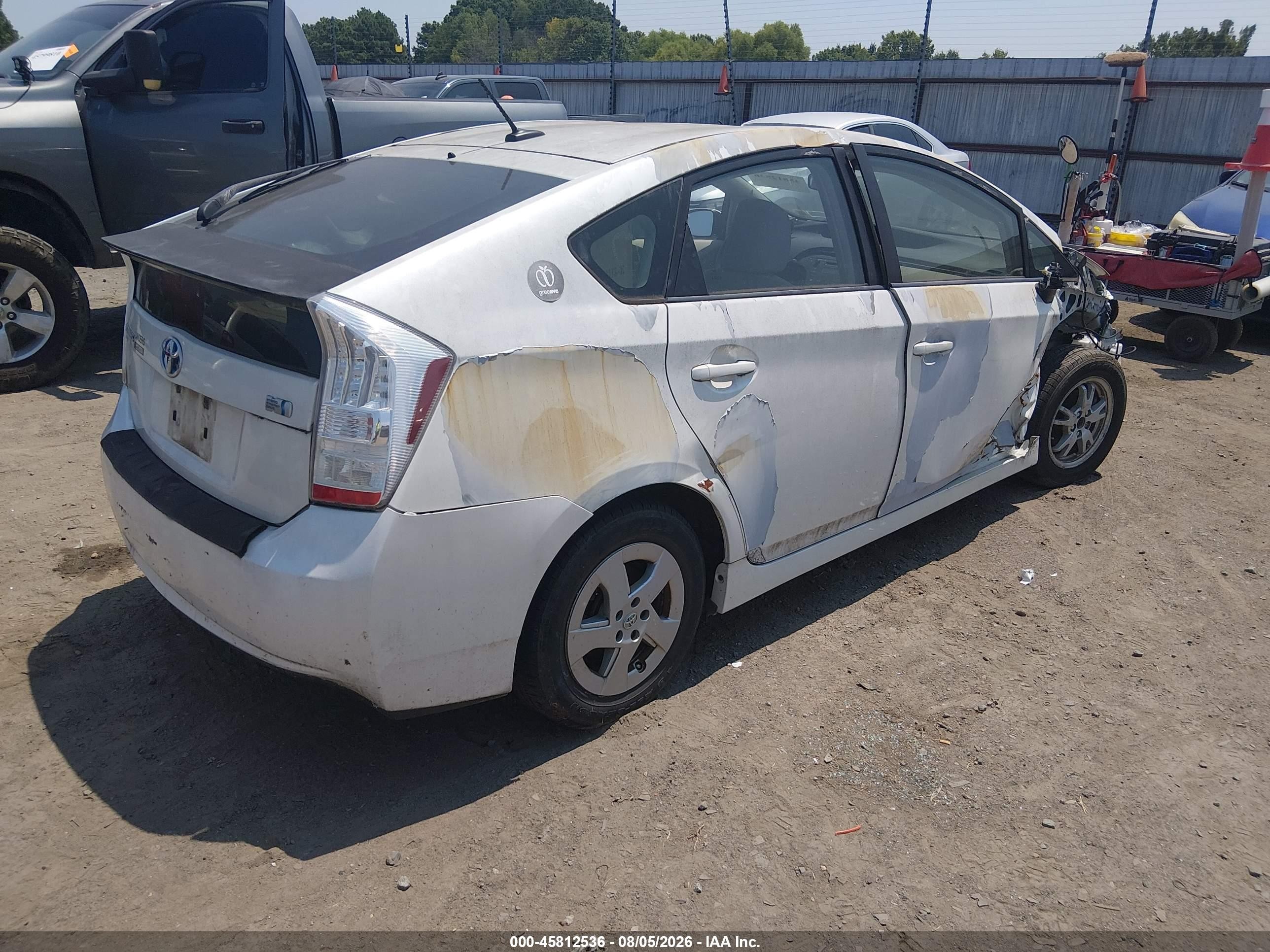 2010 Toyota Prius Iii Белый vin: JTDKN3DU2A0041210