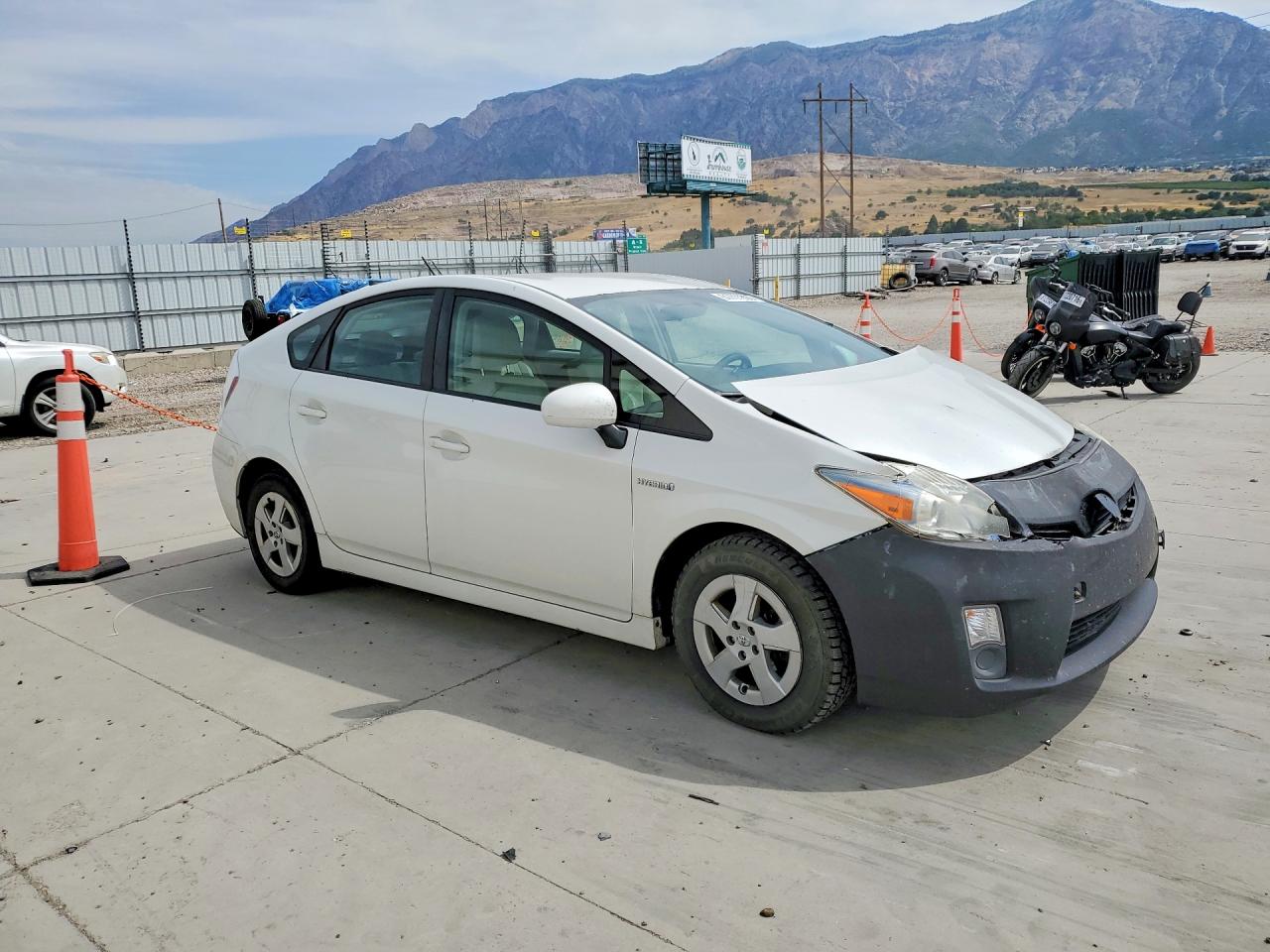 2010 Toyota Prius Ii White vin: JTDKN3DU2A0054975