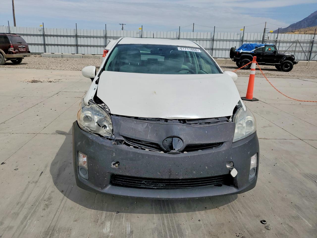 2010 Toyota Prius Ii White vin: JTDKN3DU2A0054975
