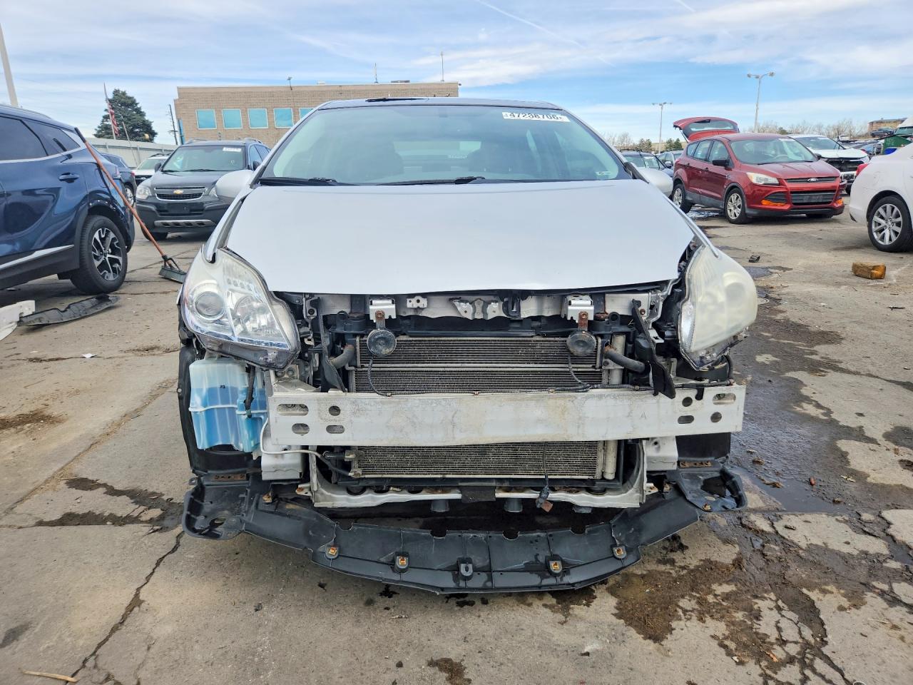 2010 Toyota Prius Iv Silver vin: JTDKN3DU2A0089712