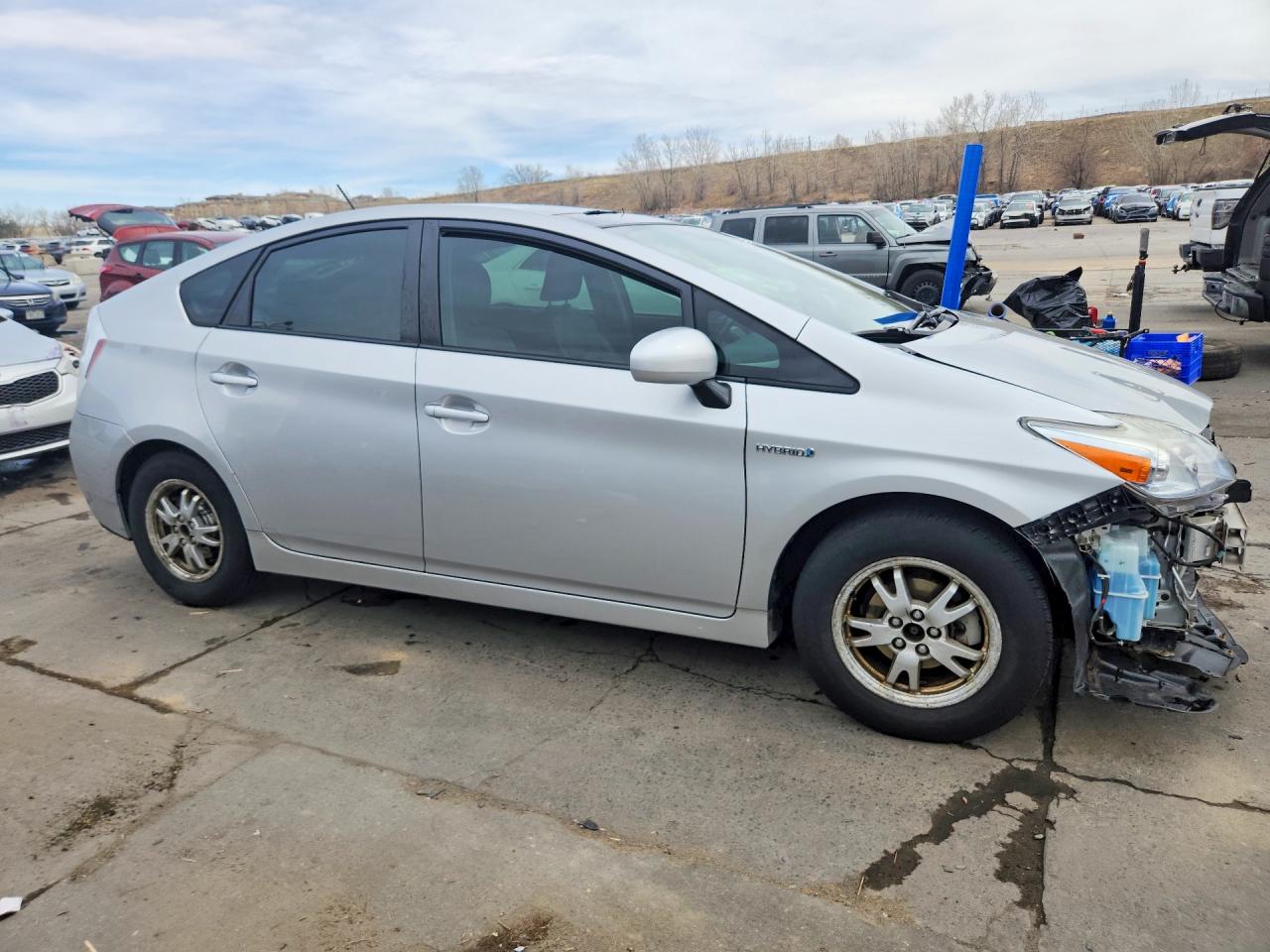 2010 Toyota Prius Iv Silver vin: JTDKN3DU2A0089712