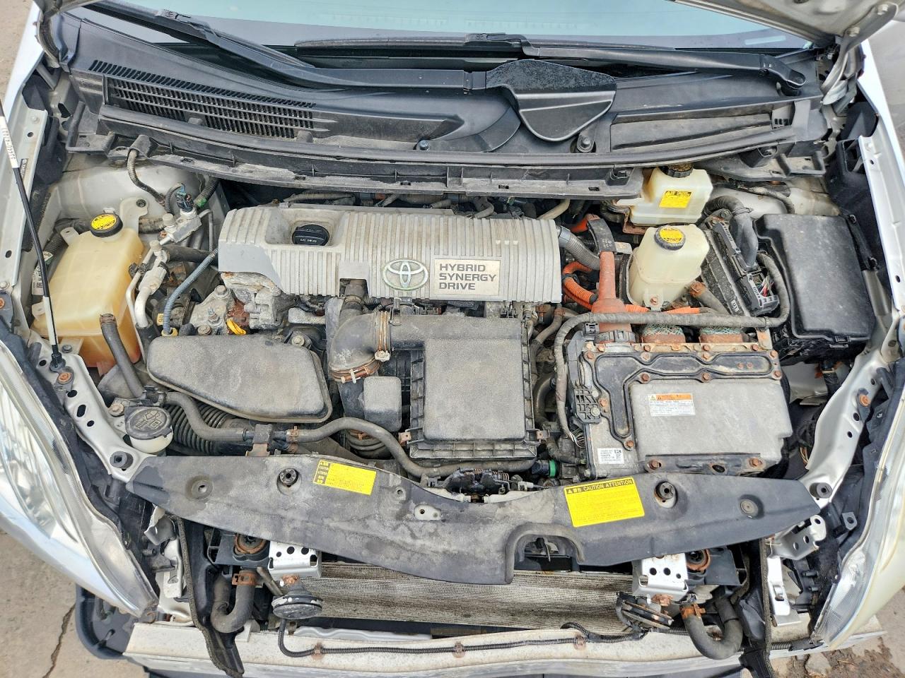 2010 Toyota Prius Iv Silver vin: JTDKN3DU2A0089712
