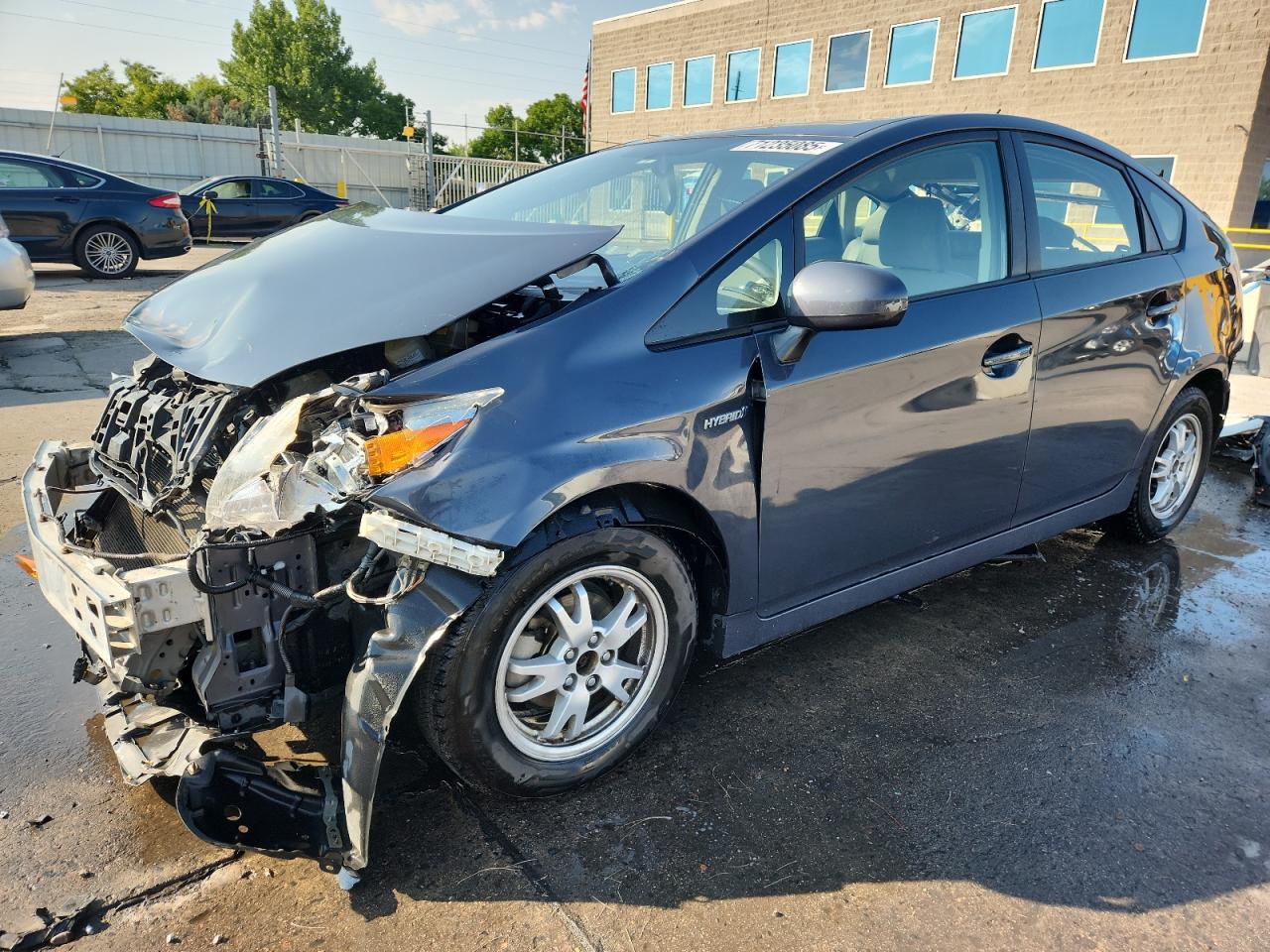 2010 Toyota Prius Ii Gray vin: JTDKN3DU2A0123213