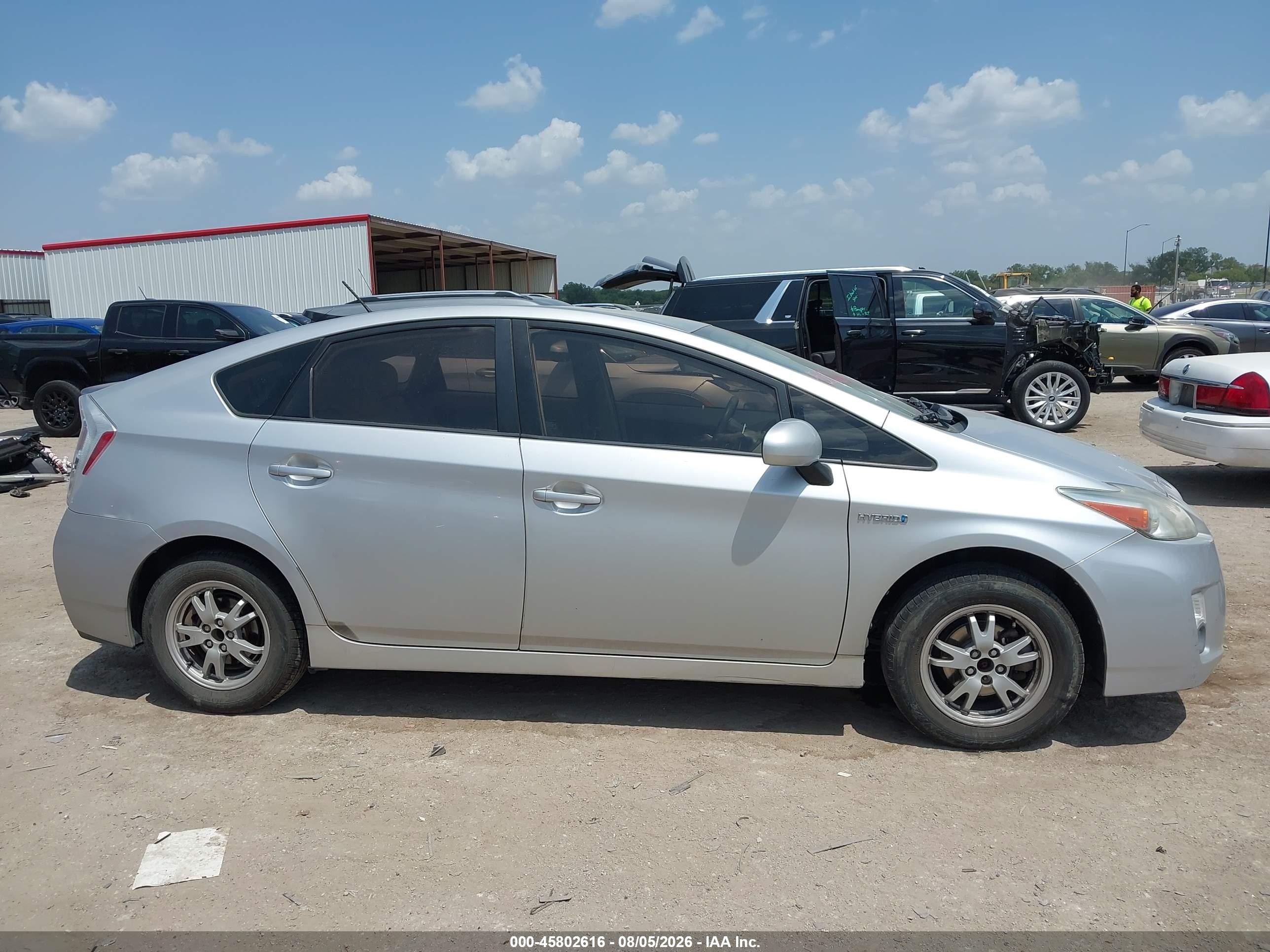 2010 Toyota Prius Iii Silver vin: JTDKN3DU2A0127276