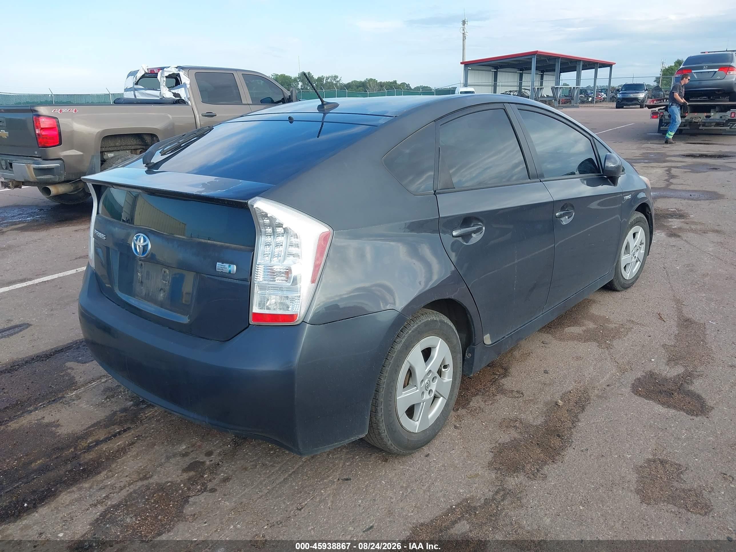 2010 Toyota Prius Ii Gray vin: JTDKN3DU2A0127875