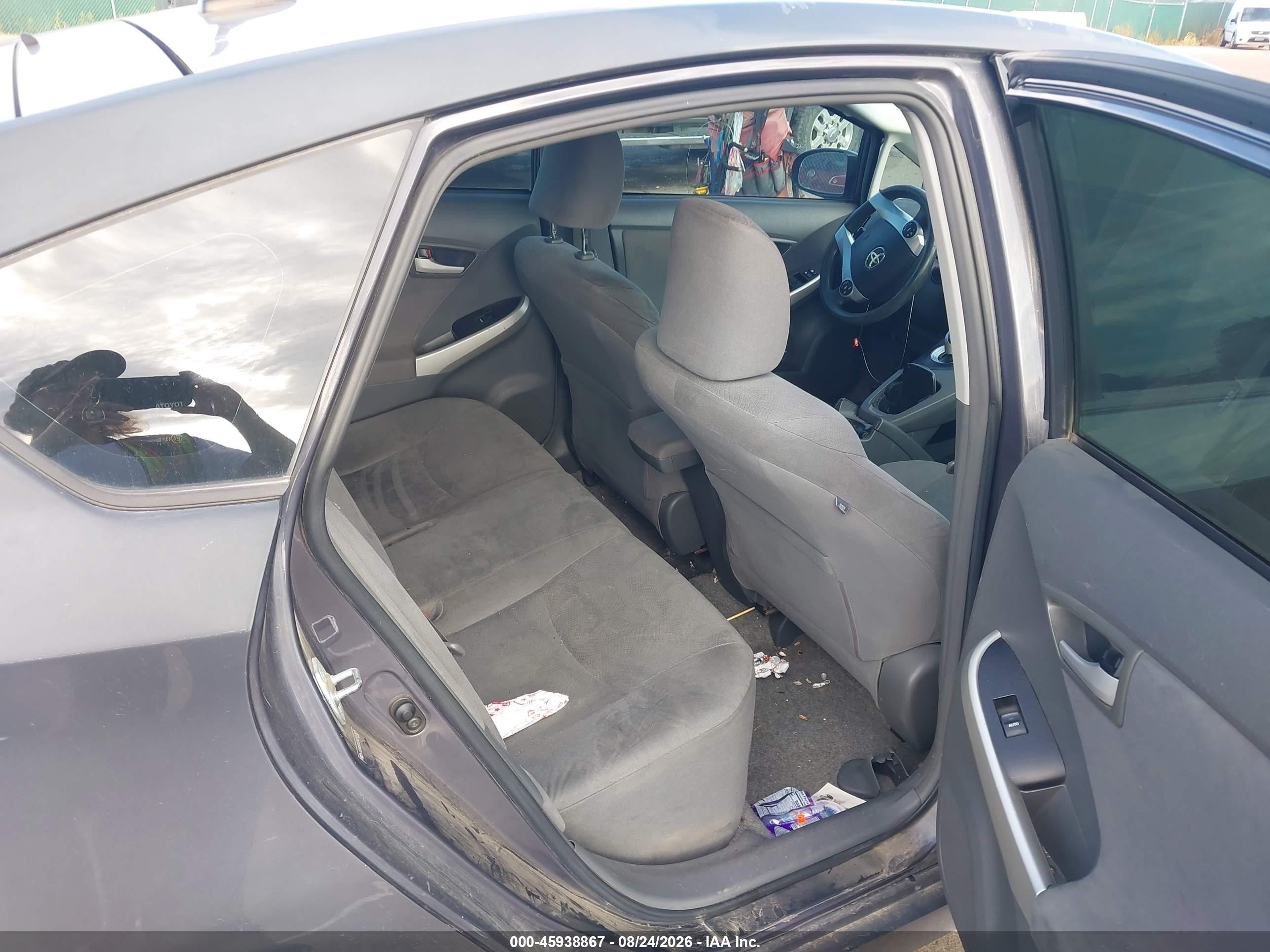 2010 Toyota Prius Ii Gray vin: JTDKN3DU2A0127875