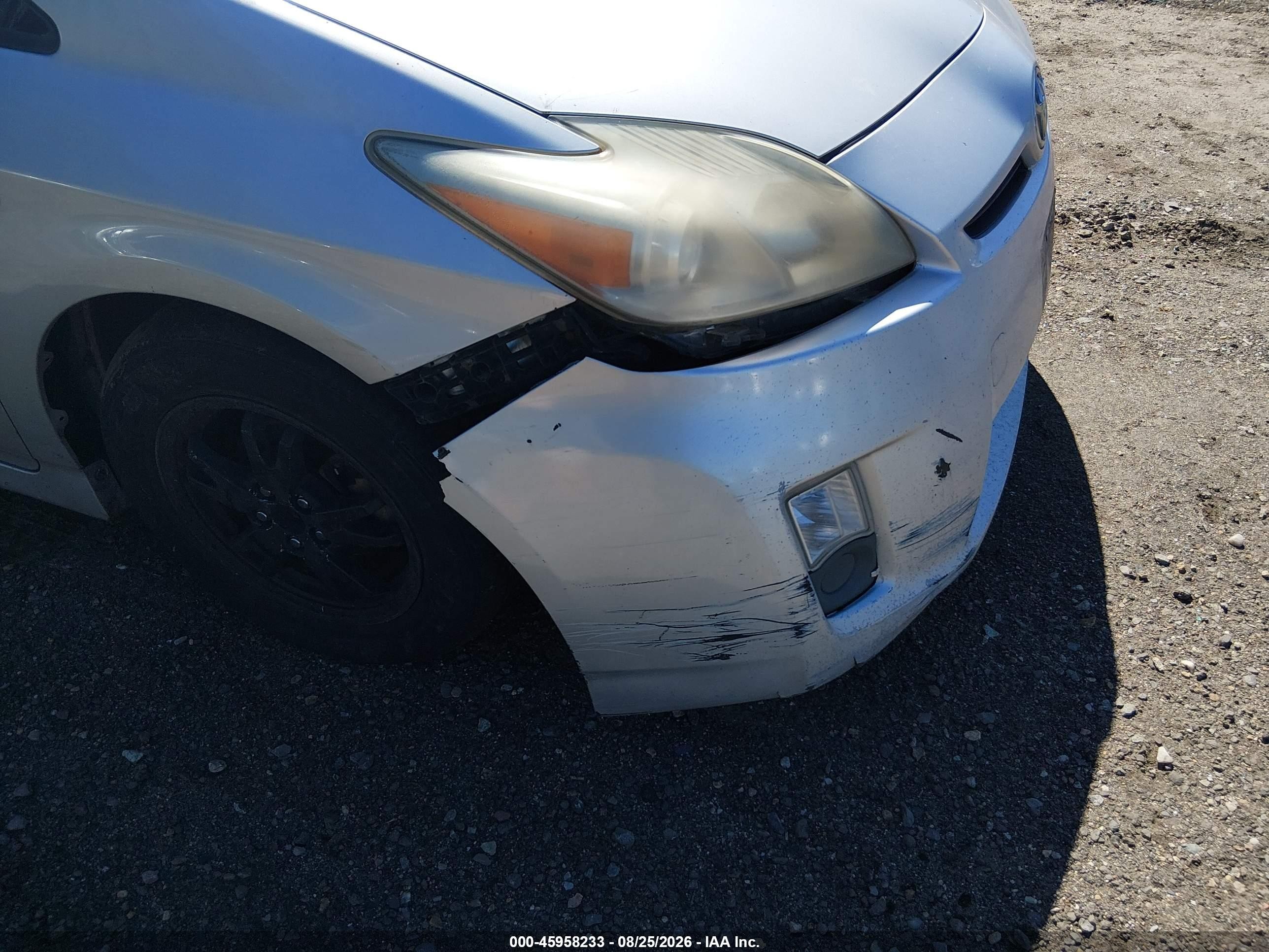2010 Toyota Prius Ii Серебряный vin: JTDKN3DU2A0136401