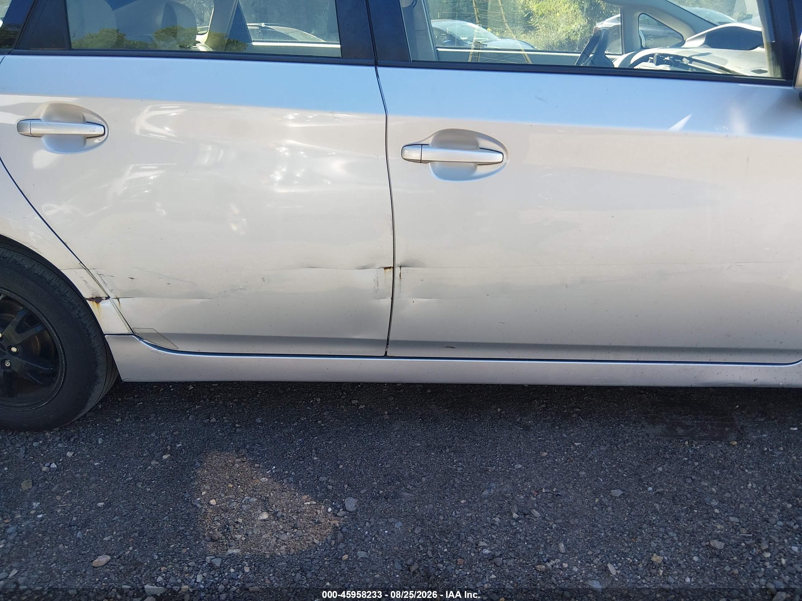 2010 Toyota Prius Ii Серебряный vin: JTDKN3DU2A0136401