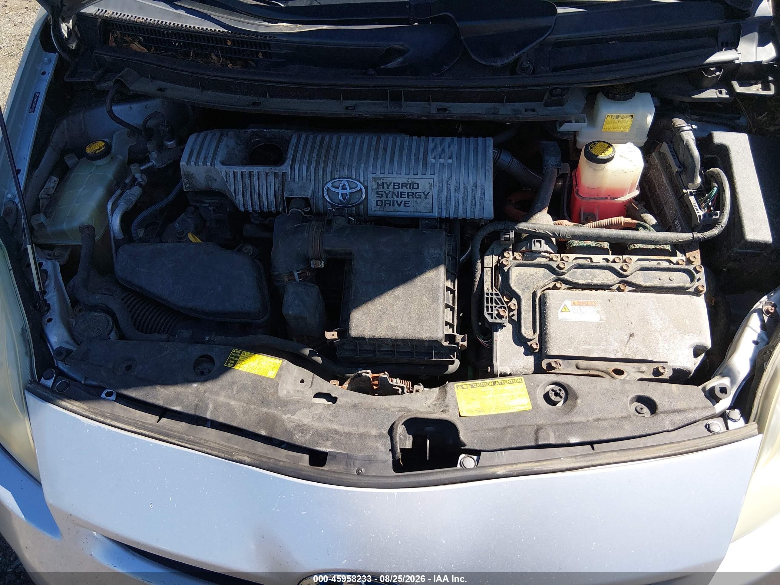 2010 Toyota Prius Ii Серебряный vin: JTDKN3DU2A0136401
