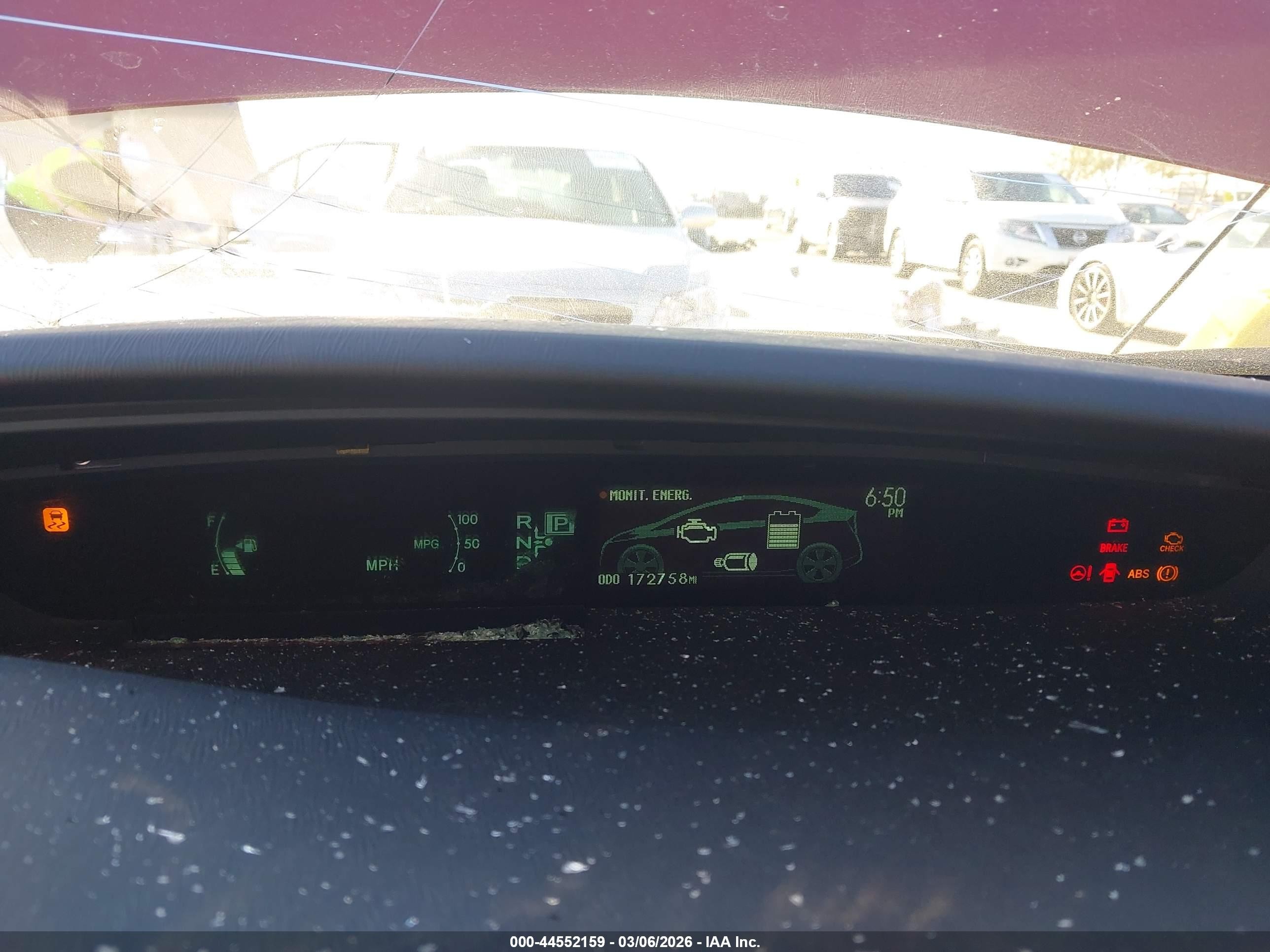 2010 Toyota Prius Ii Red vin: JTDKN3DU2A0143980