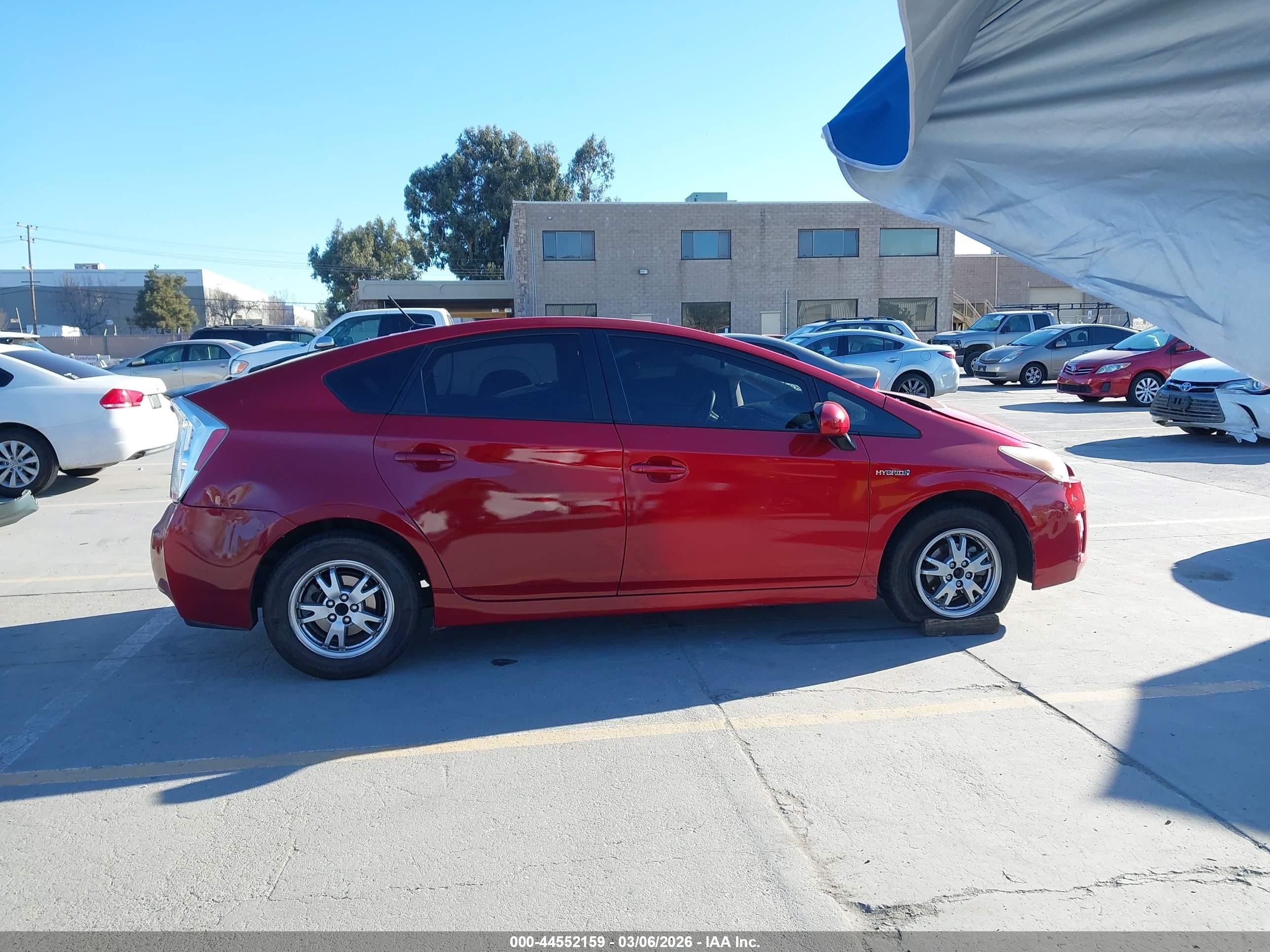 2010 Toyota Prius Ii Red vin: JTDKN3DU2A0143980