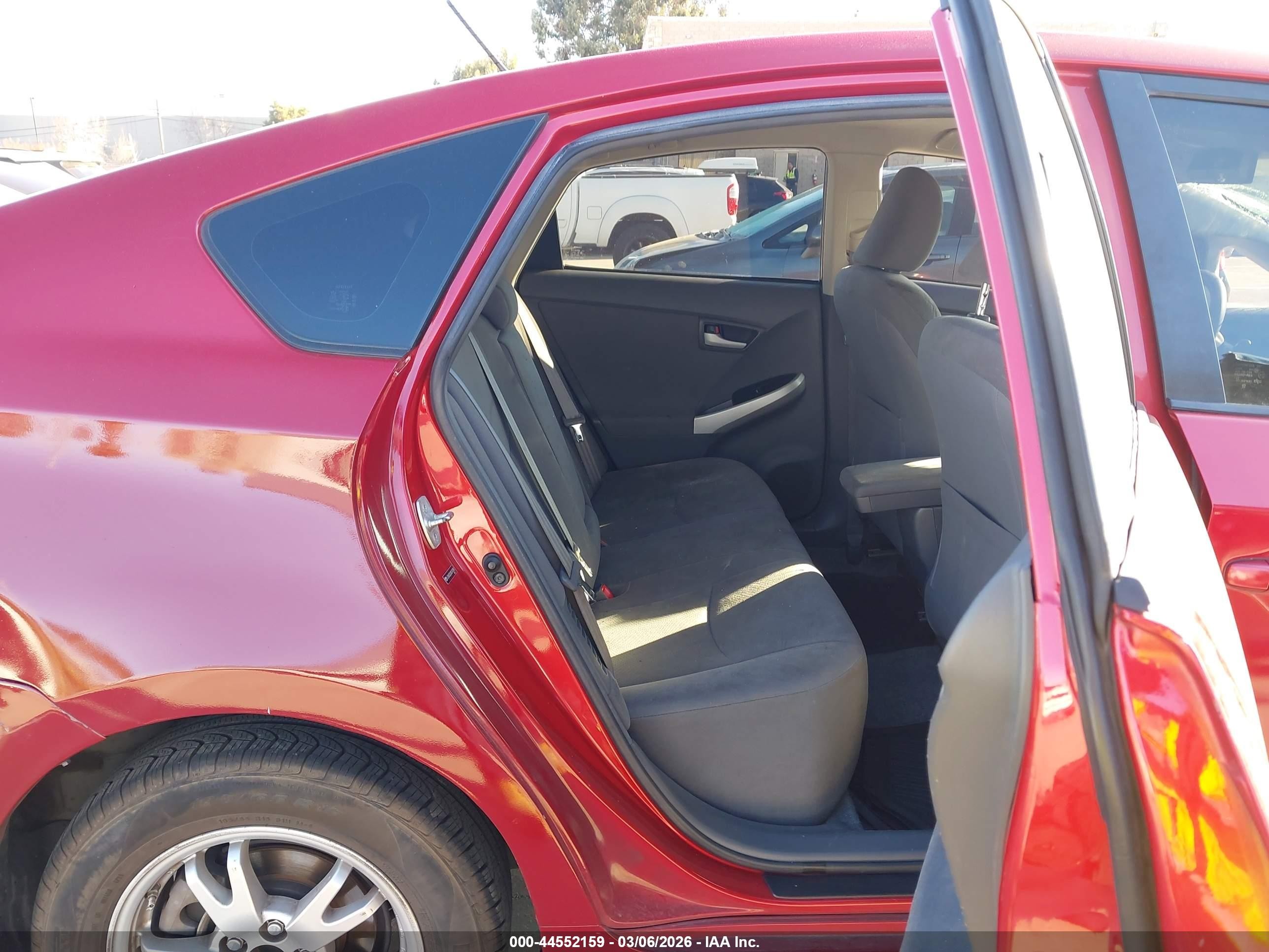 2010 Toyota Prius Ii Red vin: JTDKN3DU2A0143980