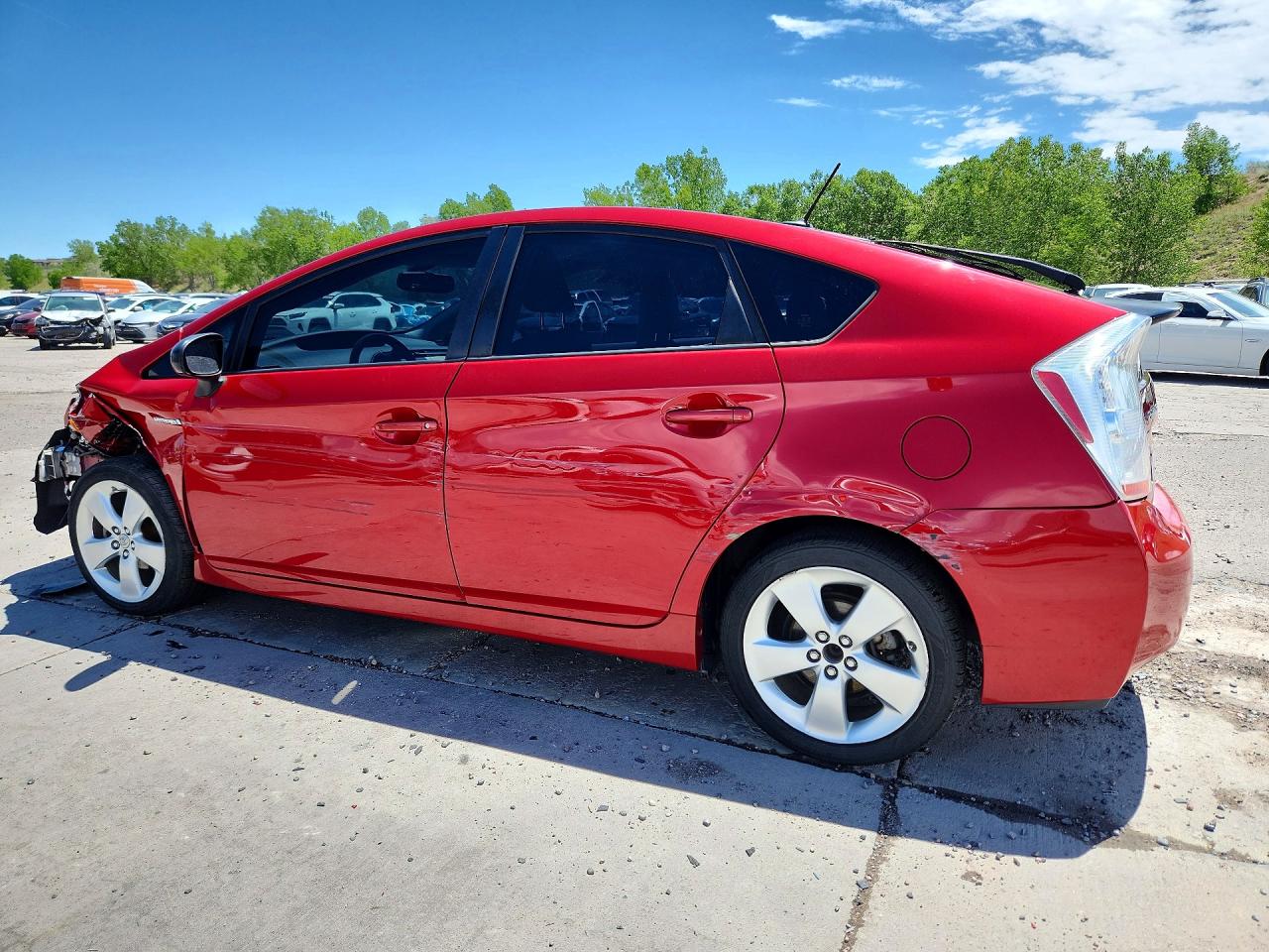2010 Toyota Prius V Красный vin: JTDKN3DU2A0146216
