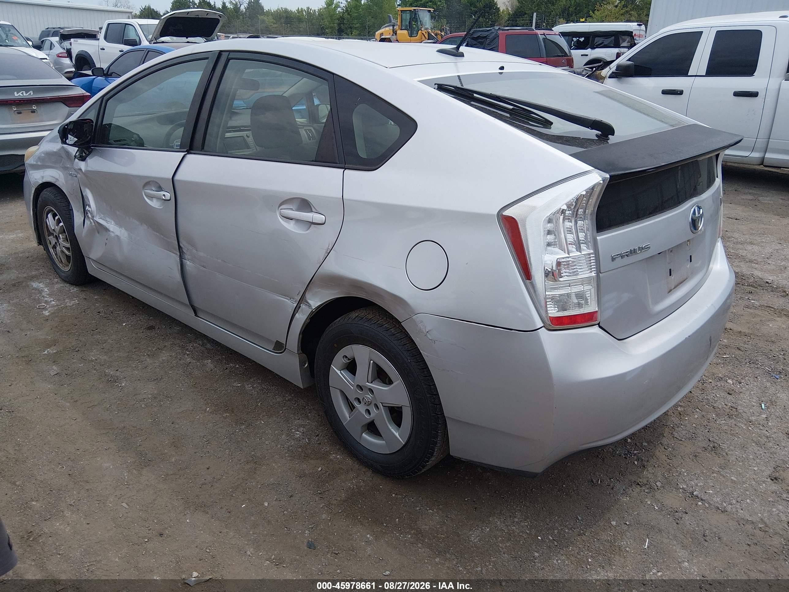 2010 Toyota Prius Iii Серебряный vin: JTDKN3DU2A0148046