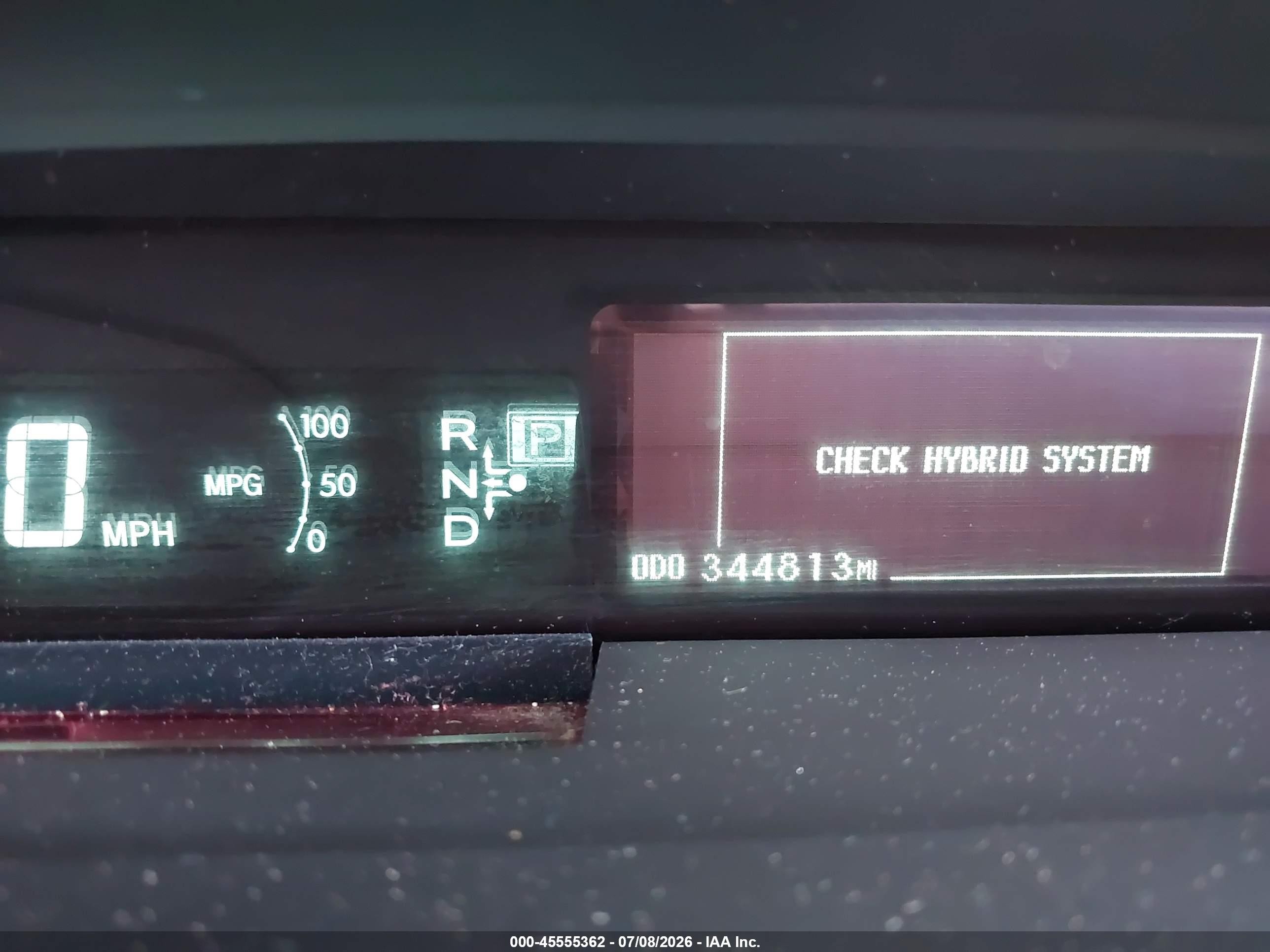 2010 Toyota Prius Iv Red vin: JTDKN3DU2A0169107