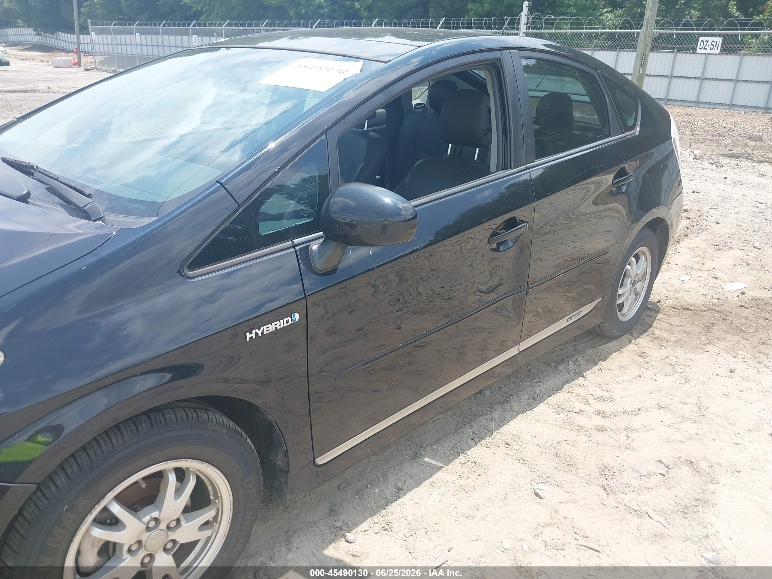 2010 Toyota Prius Iii Black vin: JTDKN3DU2A0180592