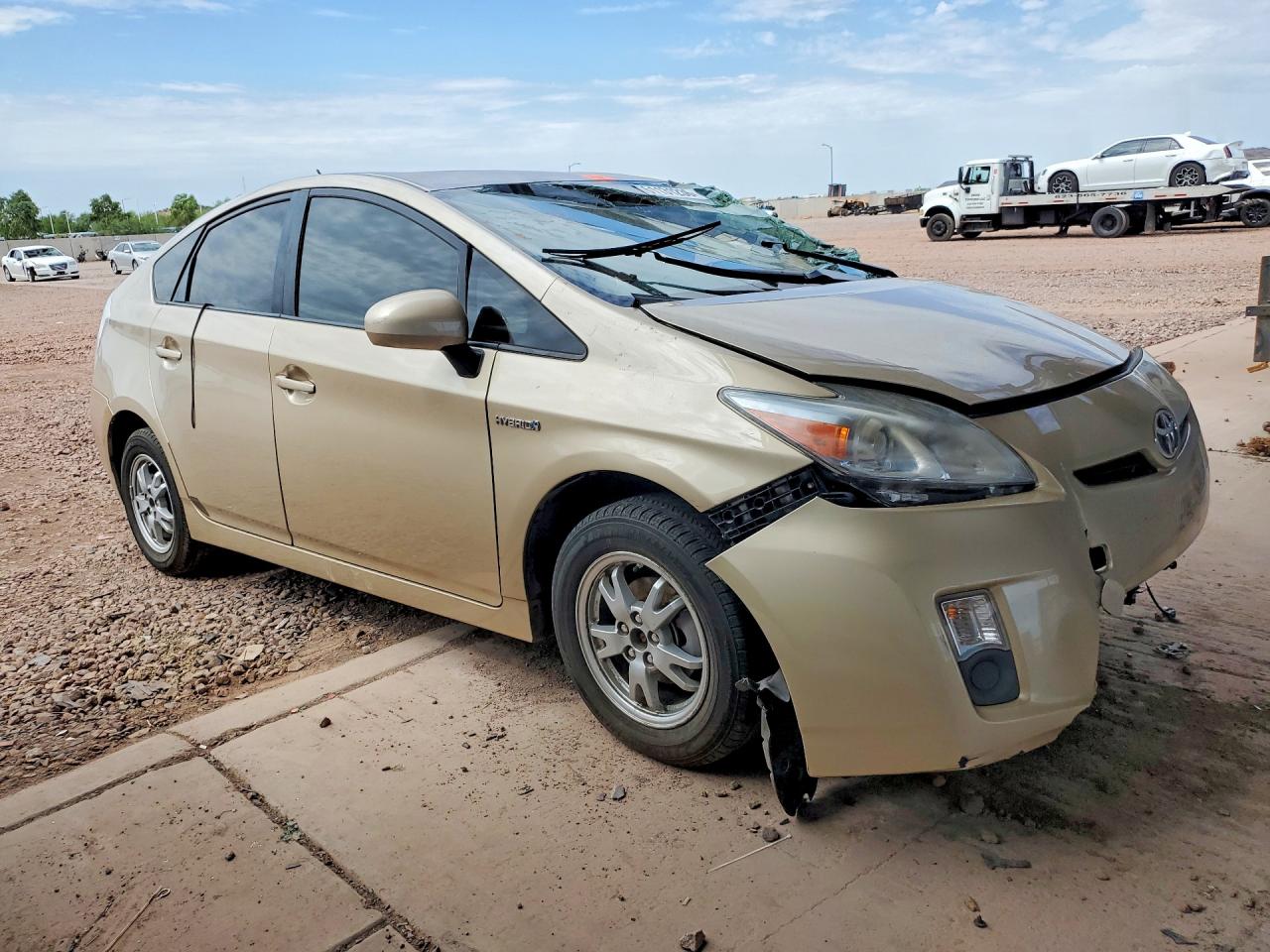 2010 Toyota Prius Ii Бежевый vin: JTDKN3DU2A0184299