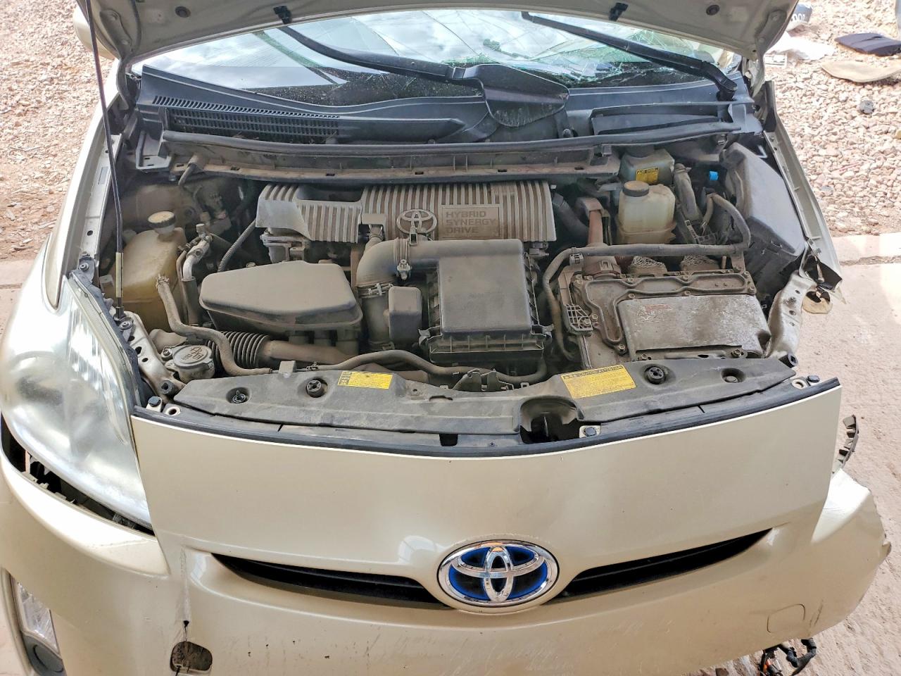 2010 Toyota Prius Ii Бежевый vin: JTDKN3DU2A0184299