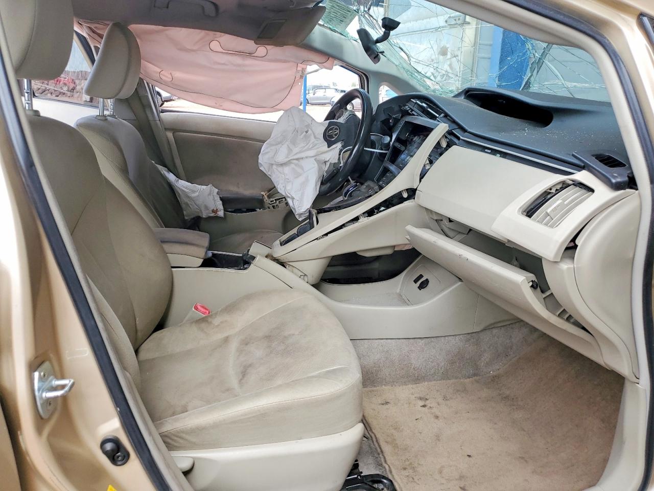 2010 Toyota Prius Ii Бежевый vin: JTDKN3DU2A0184299
