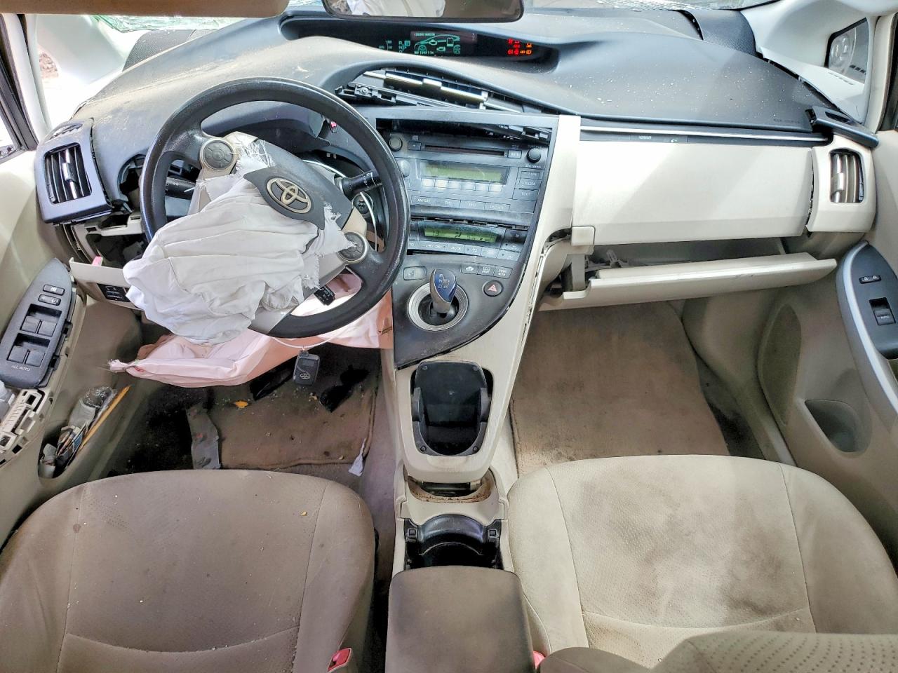 2010 Toyota Prius Ii Бежевый vin: JTDKN3DU2A0184299