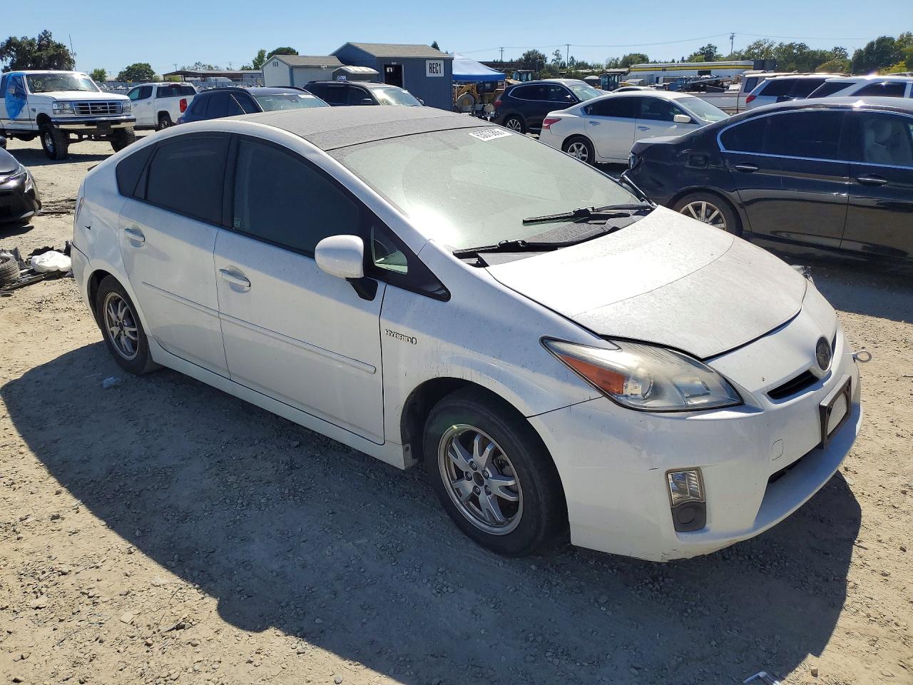 2010 Toyota Prius Iii White vin: JTDKN3DU2A0186408