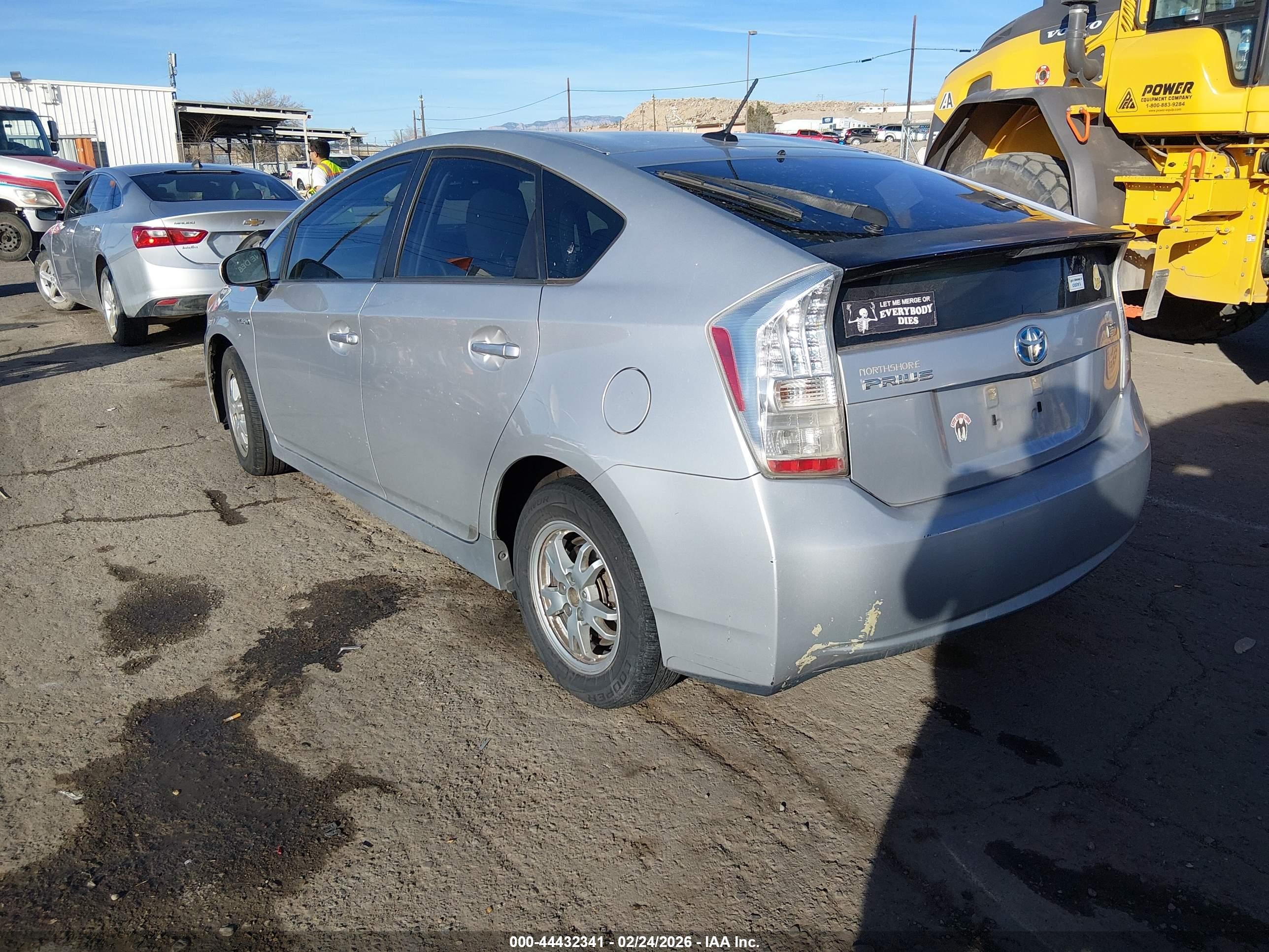 2010 Toyota Prius Iii Серебряный vin: JTDKN3DU2A0188434