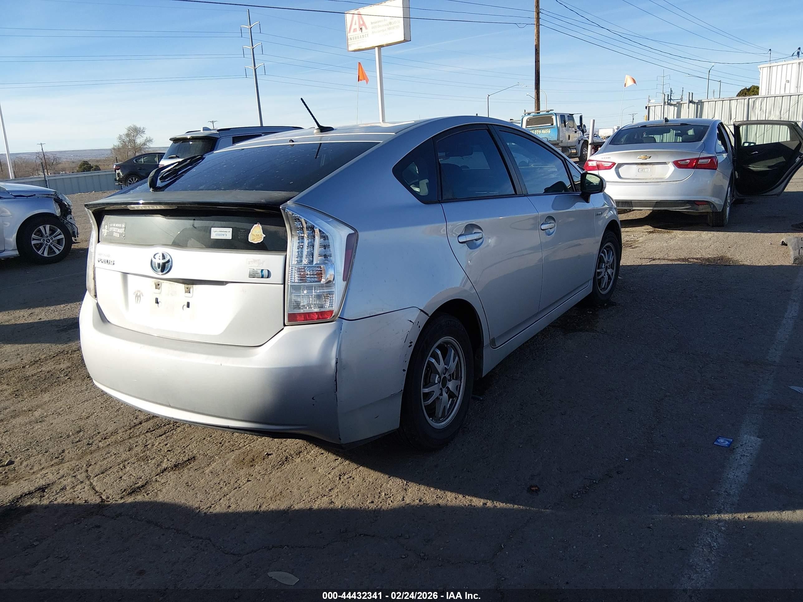 2010 Toyota Prius Iii Серебряный vin: JTDKN3DU2A0188434