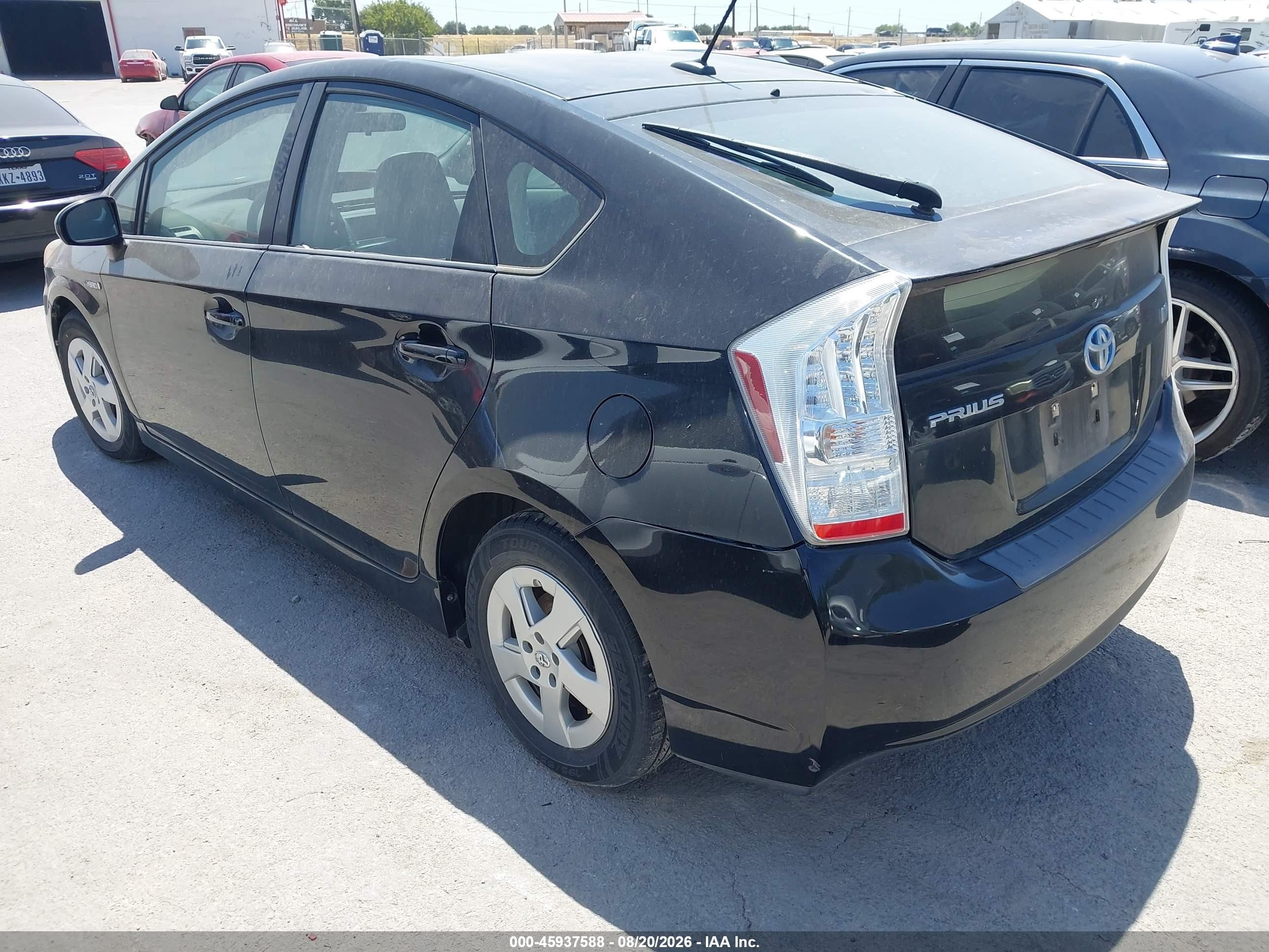 2010 Toyota Prius Iii Black vin: JTDKN3DU2A0189745