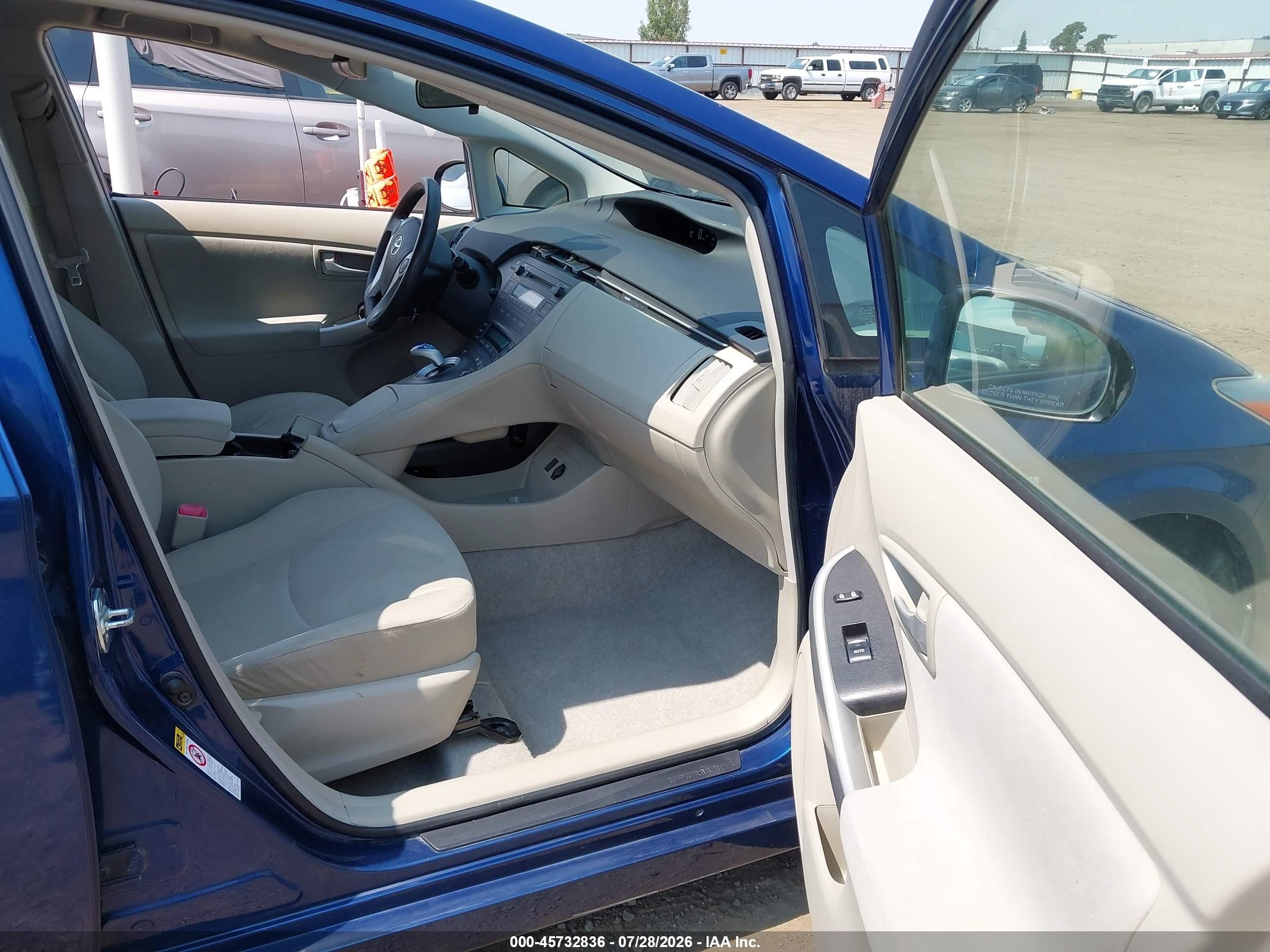 2010 Toyota Prius Ii Синий vin: JTDKN3DU2A0200260