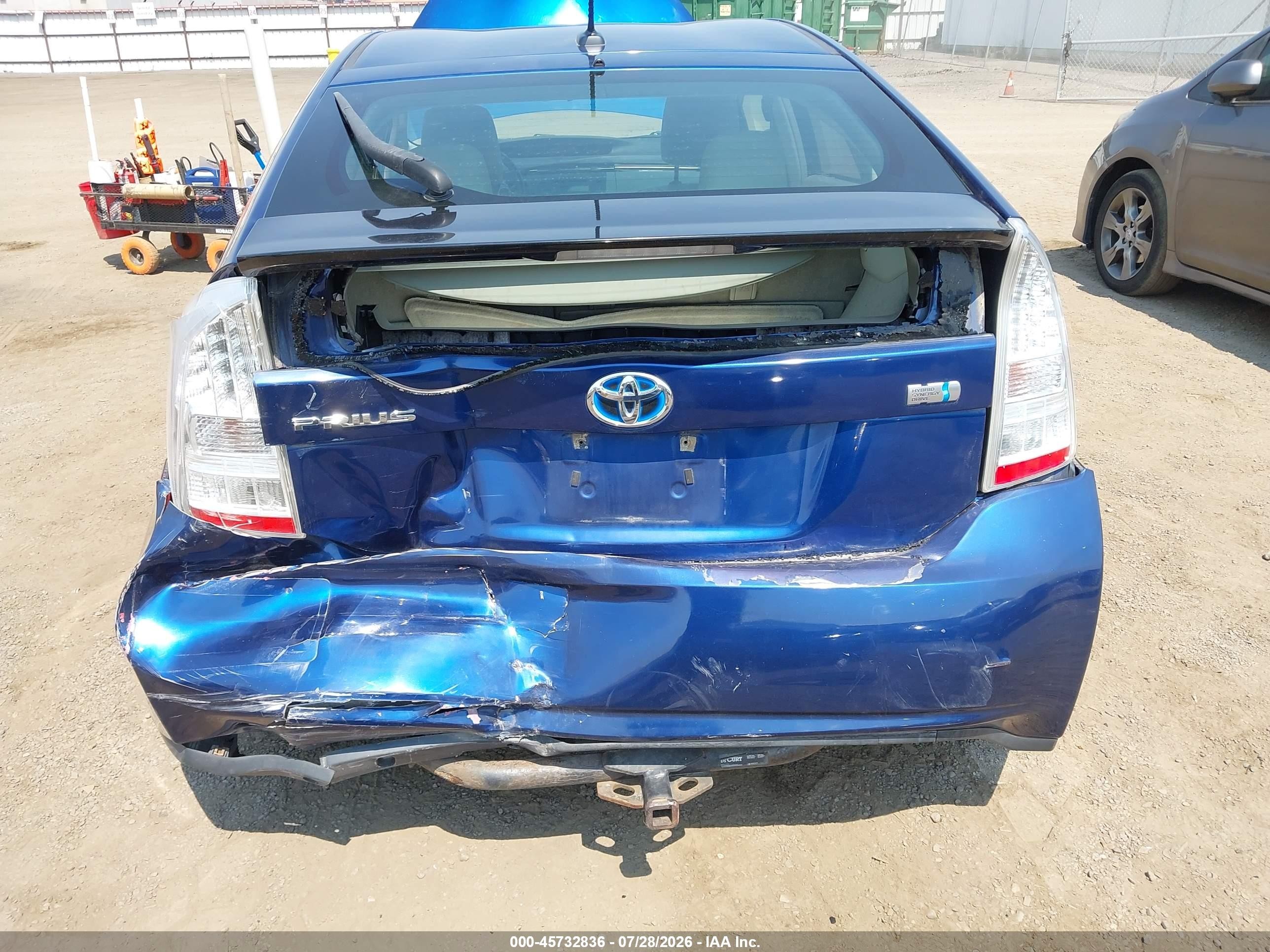 2010 Toyota Prius Ii Синий vin: JTDKN3DU2A0200260