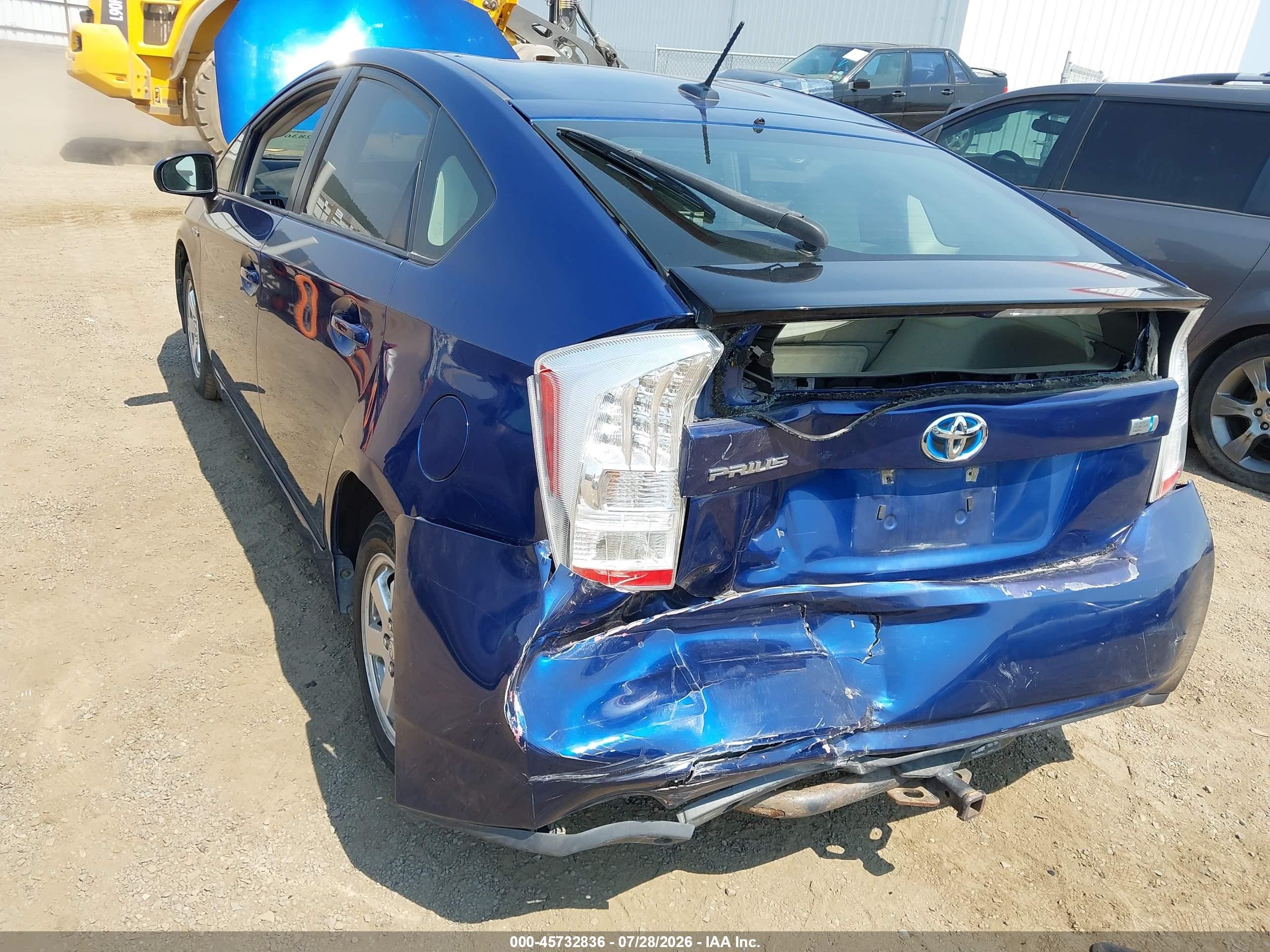 2010 Toyota Prius Ii Синий vin: JTDKN3DU2A0200260