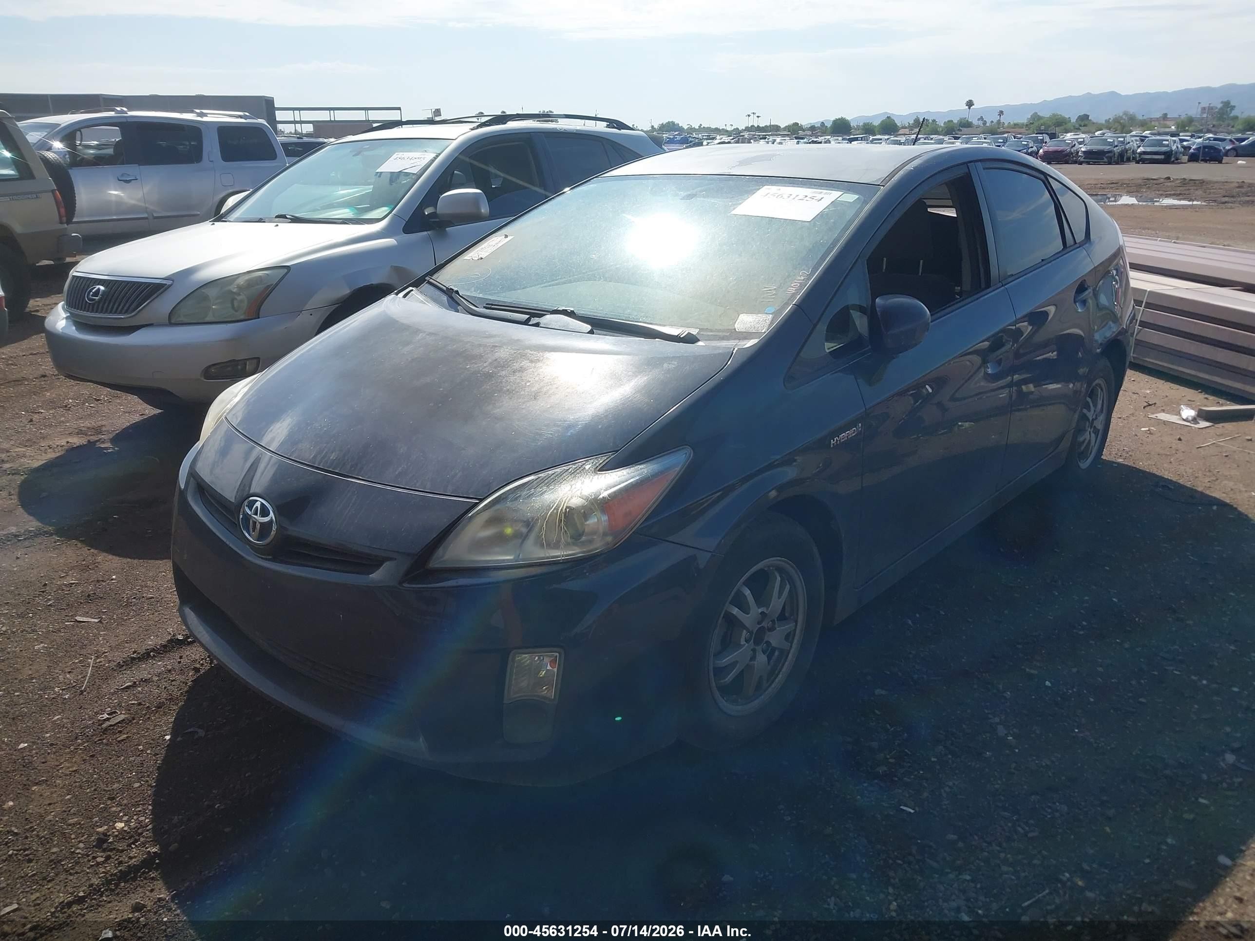 2010 Toyota Prius Iii Серый vin: JTDKN3DU2A0207841