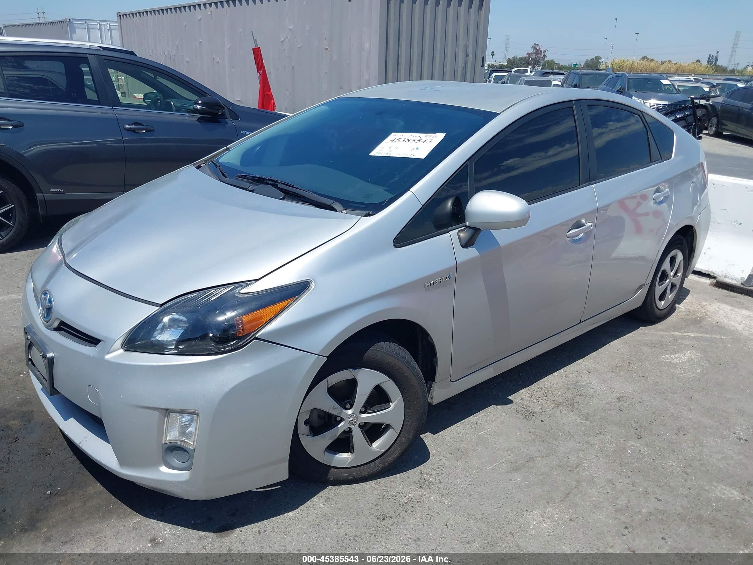 2010 Toyota Prius Iii Gray vin: JTDKN3DU2A0228754