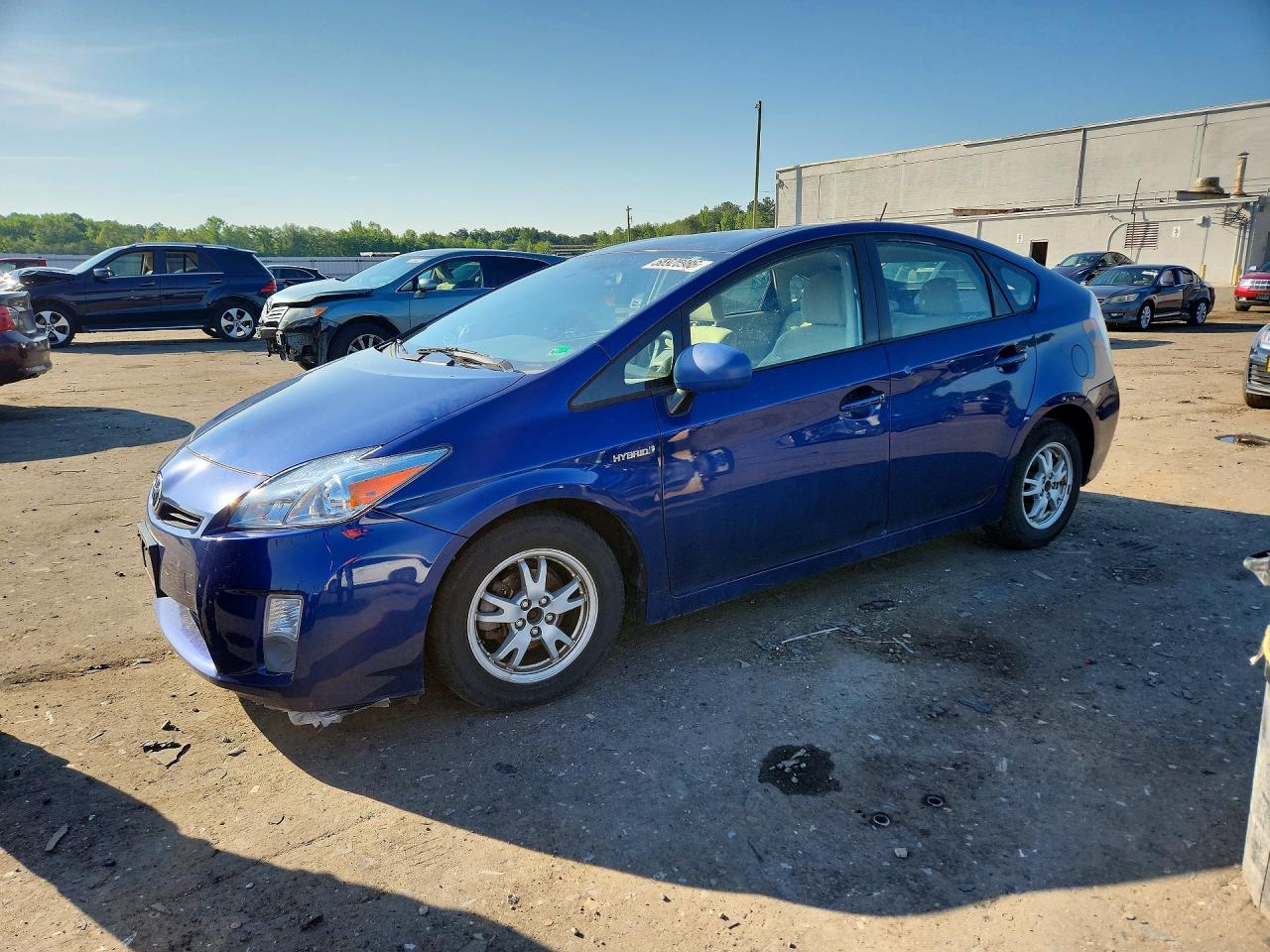 2010 Toyota Prius Iii Blue vin: JTDKN3DU2A0235574