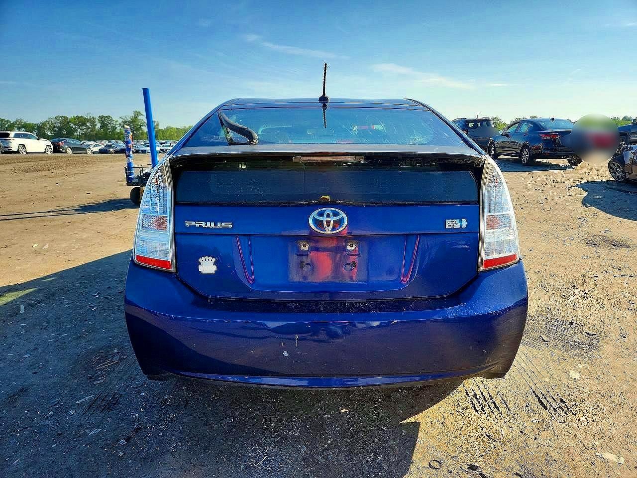 2010 Toyota Prius Iii Blue vin: JTDKN3DU2A0235574