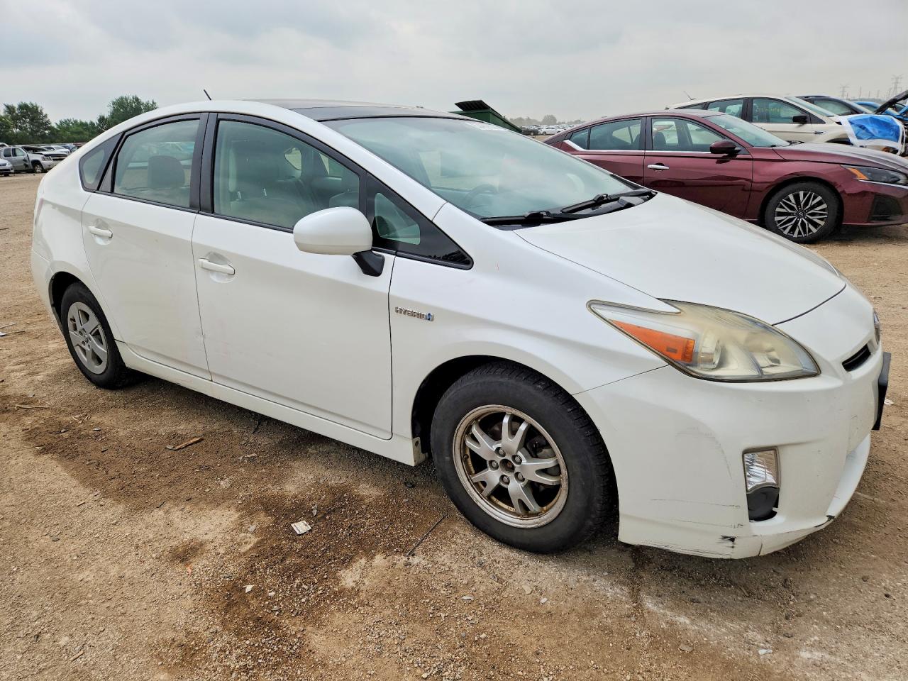 2010 Toyota Prius Iii Белый vin: JTDKN3DU2A0235686