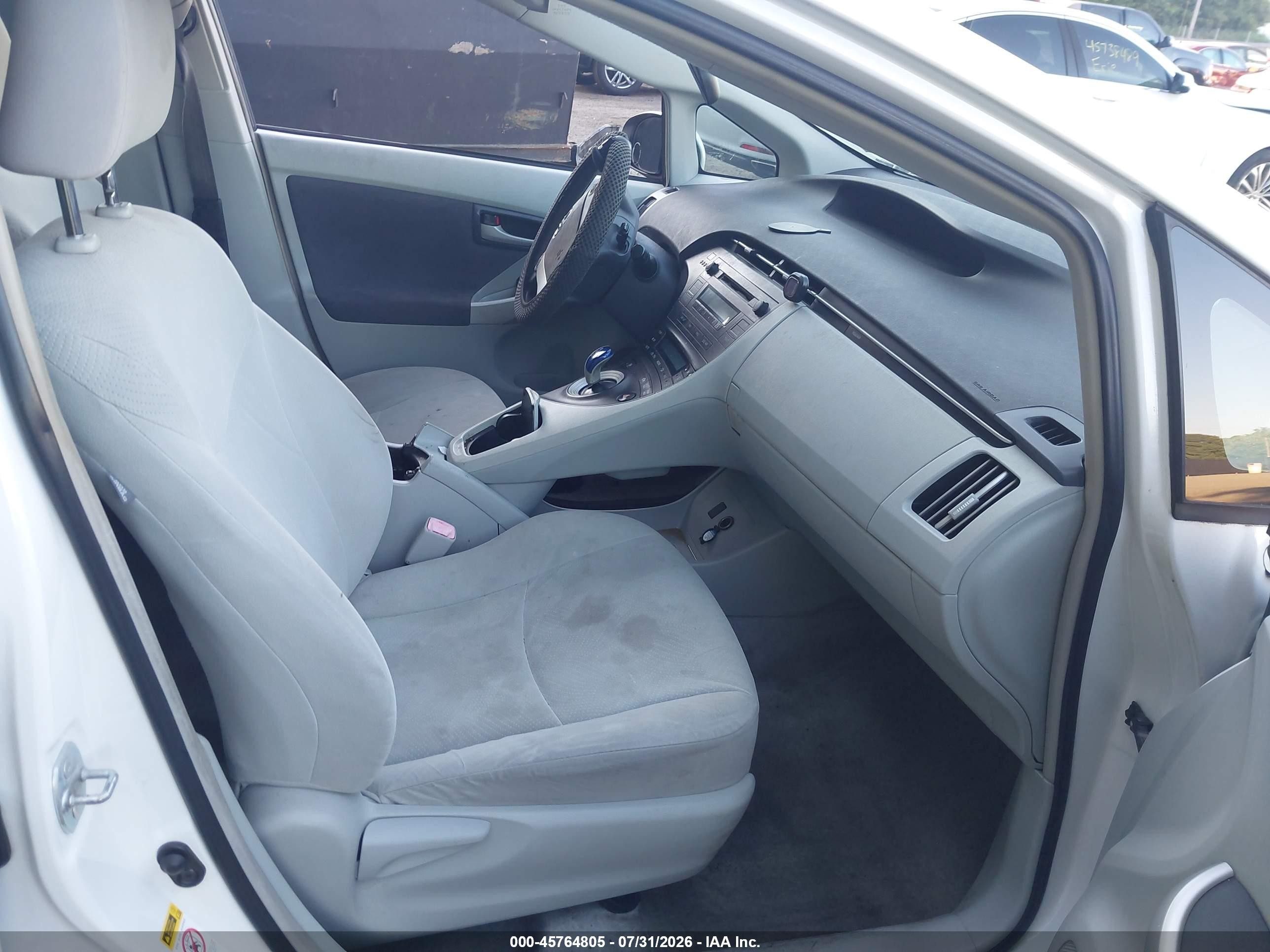 2010 Toyota Prius Ii Белый vin: JTDKN3DU2A0236014
