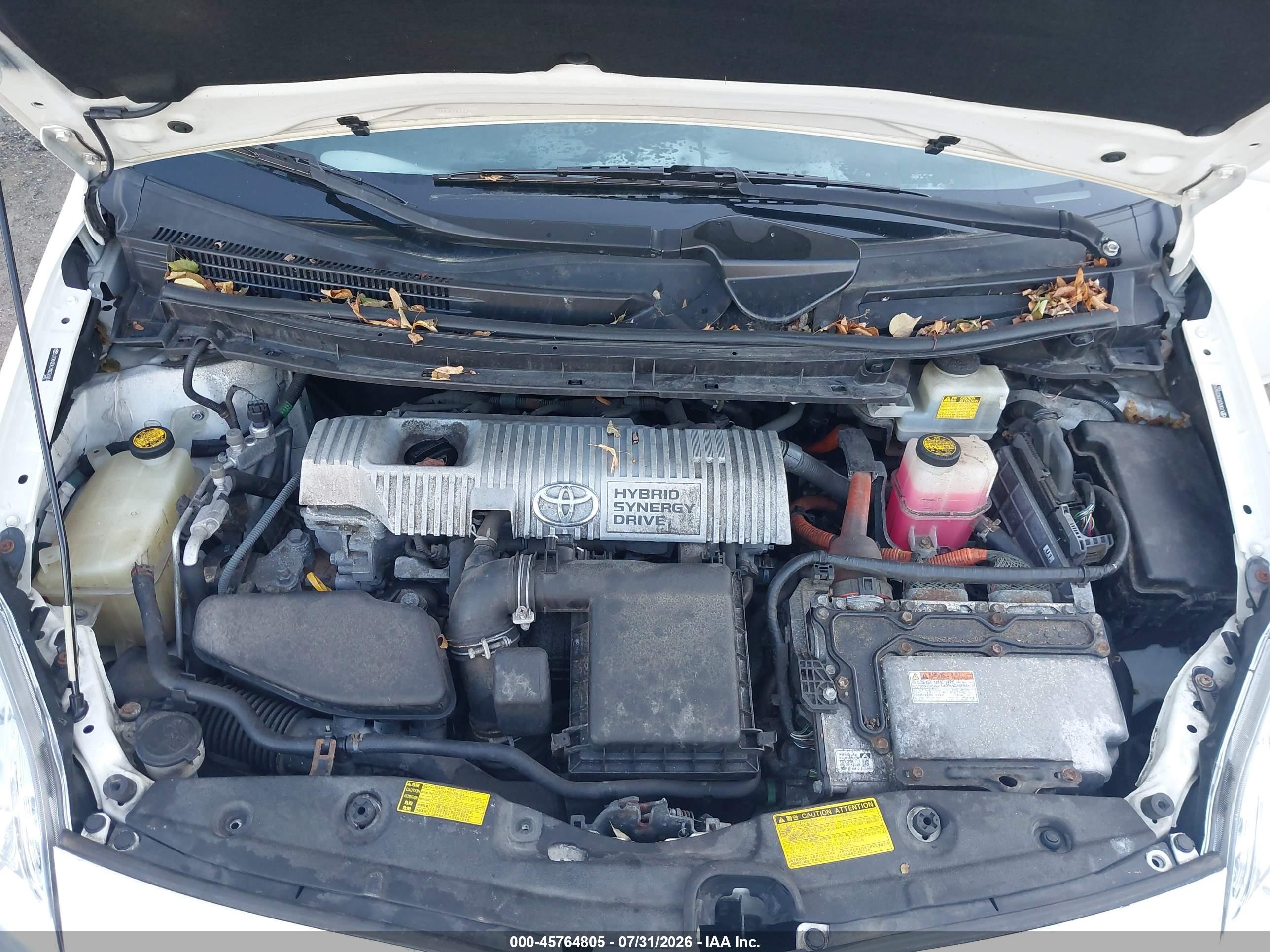 2010 Toyota Prius Ii Белый vin: JTDKN3DU2A0236014