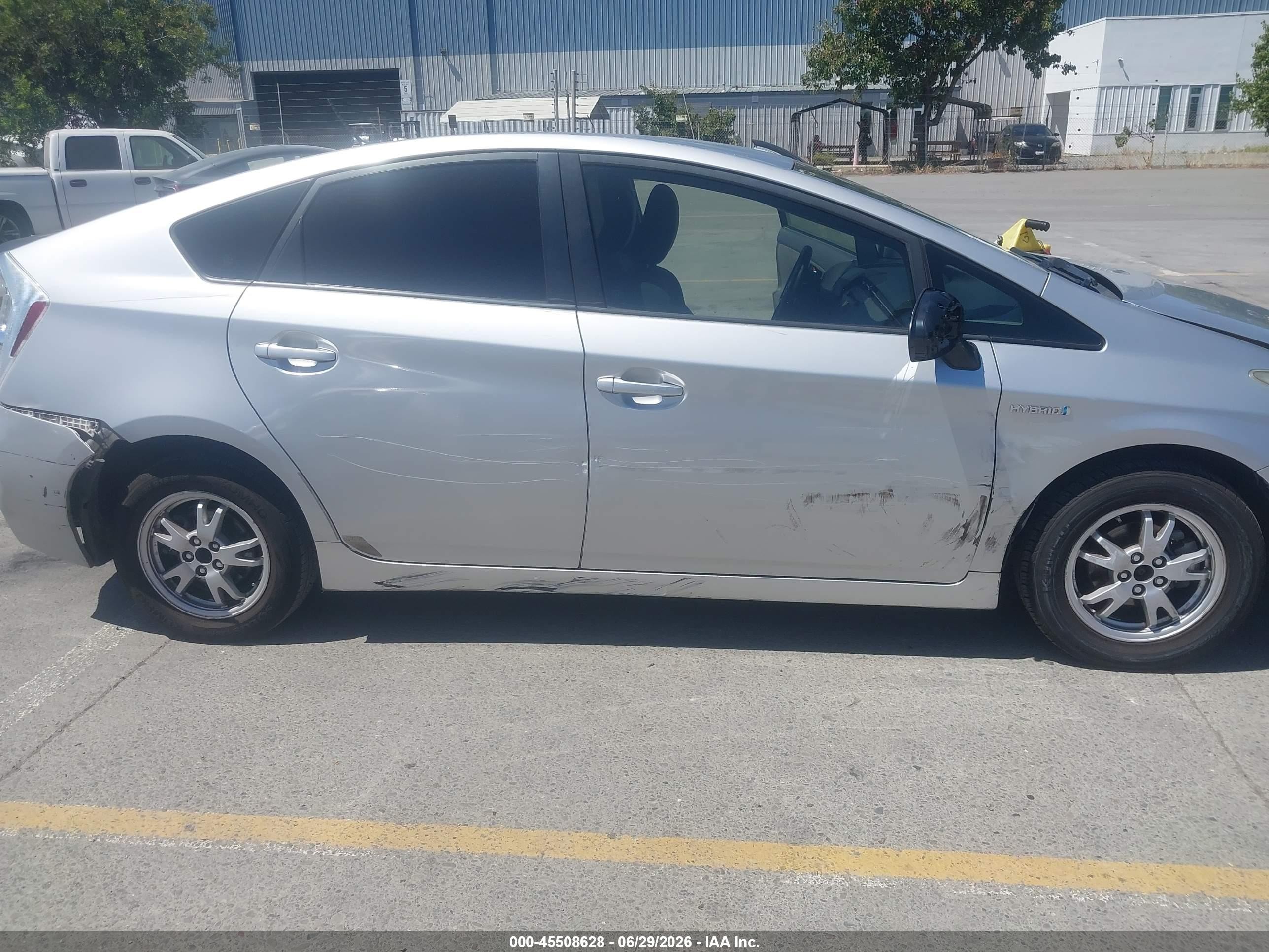 2010 Toyota Prius Ii Silver vin: JTDKN3DU2A0236725
